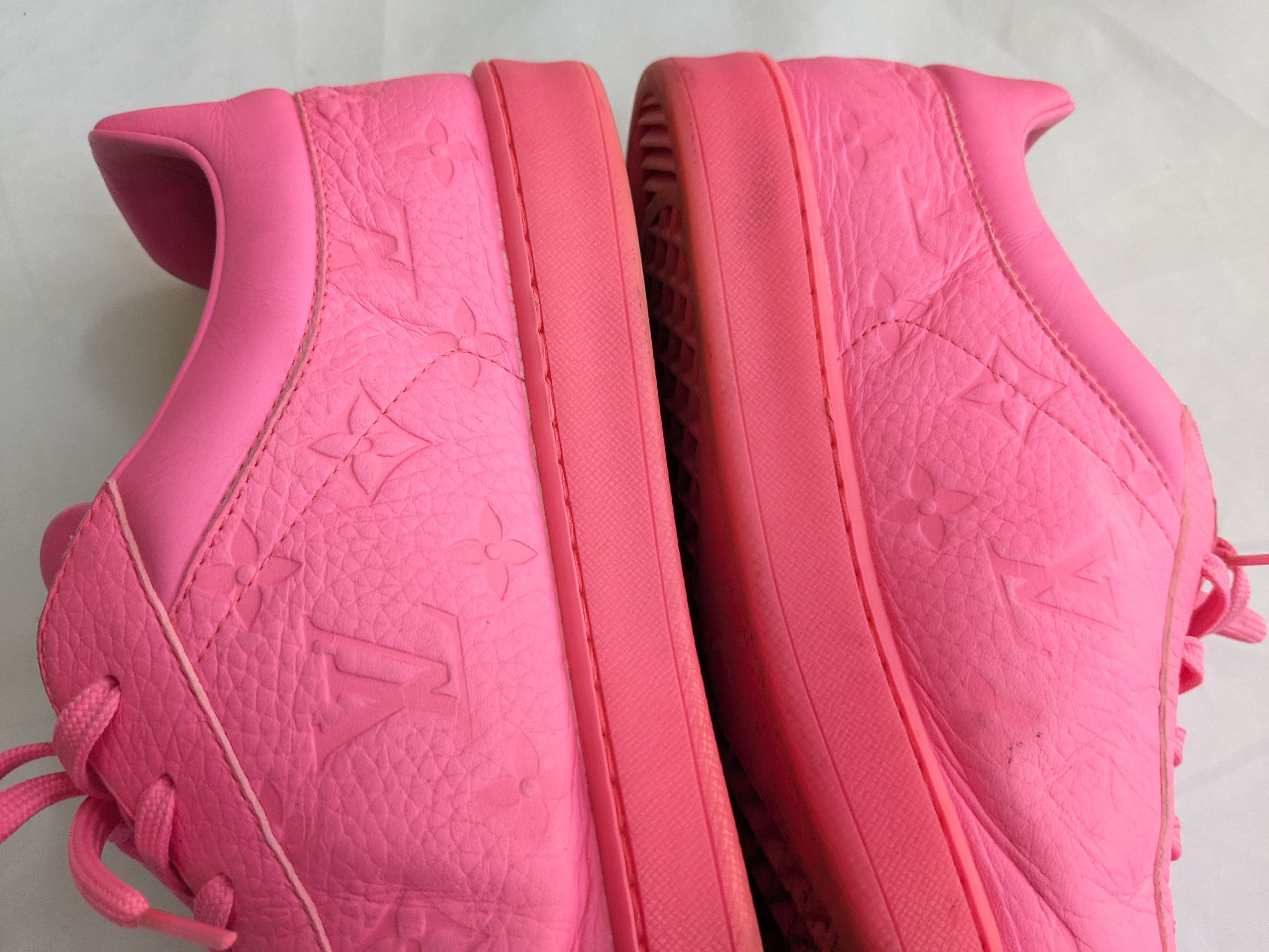 Louis Vuitton Louis Vuitton Monogram Sneakers Pink 10.5 Logo Size US 10.5 / EU 43-44 - 15 Thumbnail