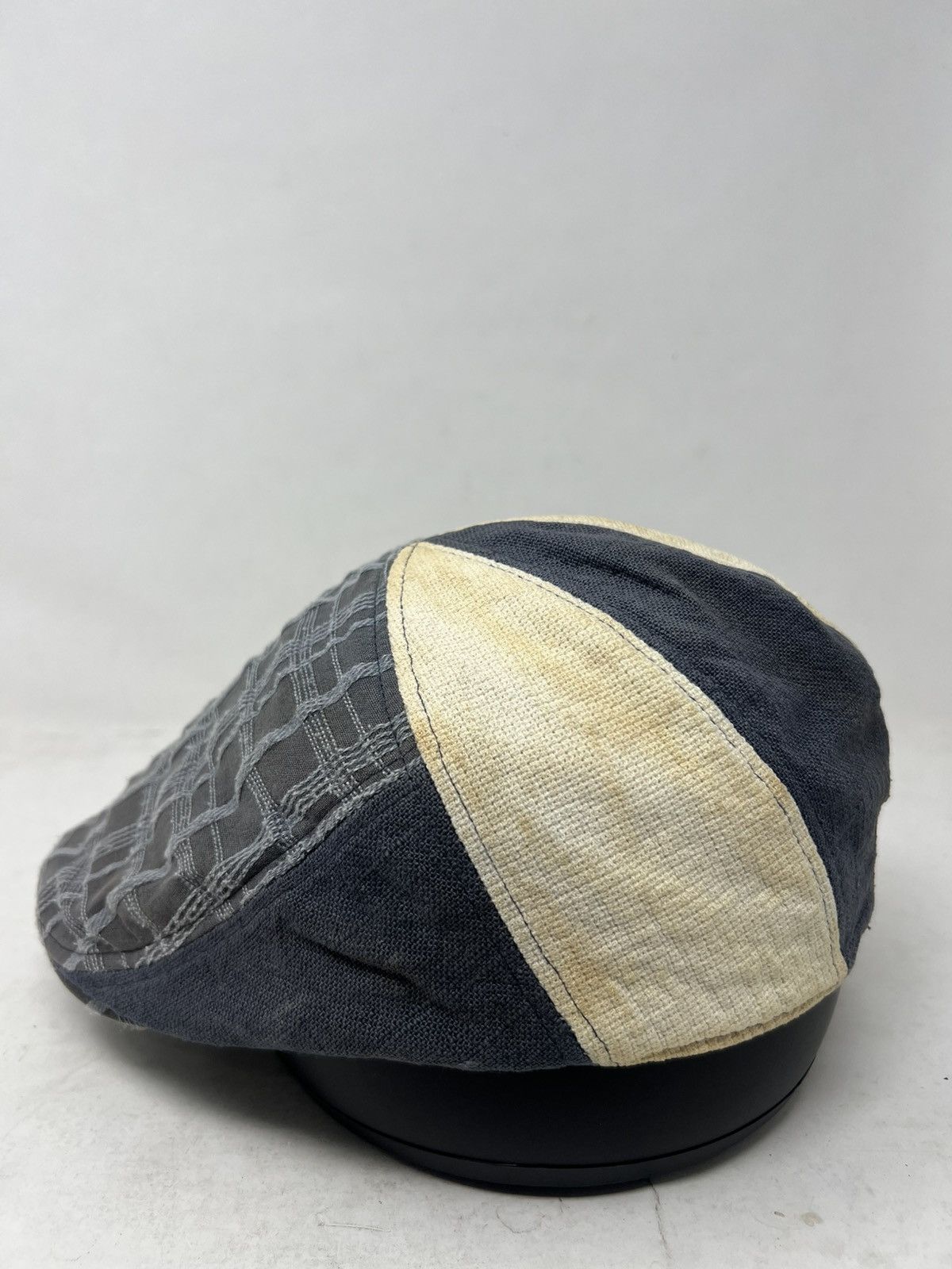Japanese Brand Patchwork Style Ivy Men Flat Beretta Hat Size ONE SIZE - 3 Thumbnail