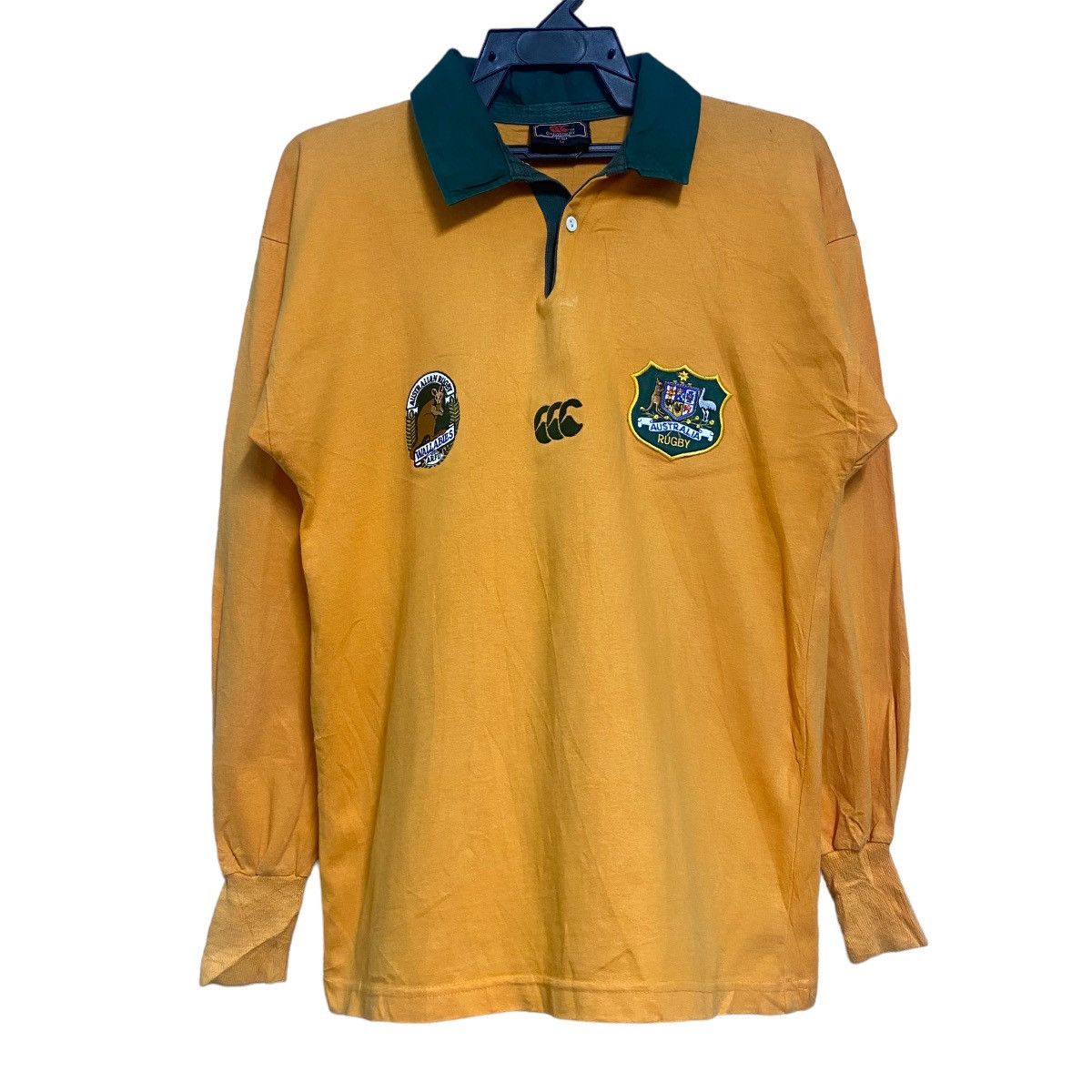 Canterbury of New Zealand Vintage 90s Australia Rugby Wallabies Shirt Canterbury Size US M / EU 48-50 / 2 - 1 Thumbnail
