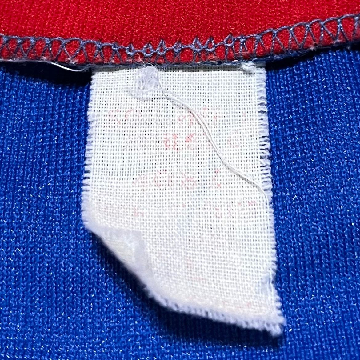 Other Vintage 80s Southern Athletic Blue/Red/White Soccer Jersey Size US L / EU 52-54 / 3 - 3 Thumbnail