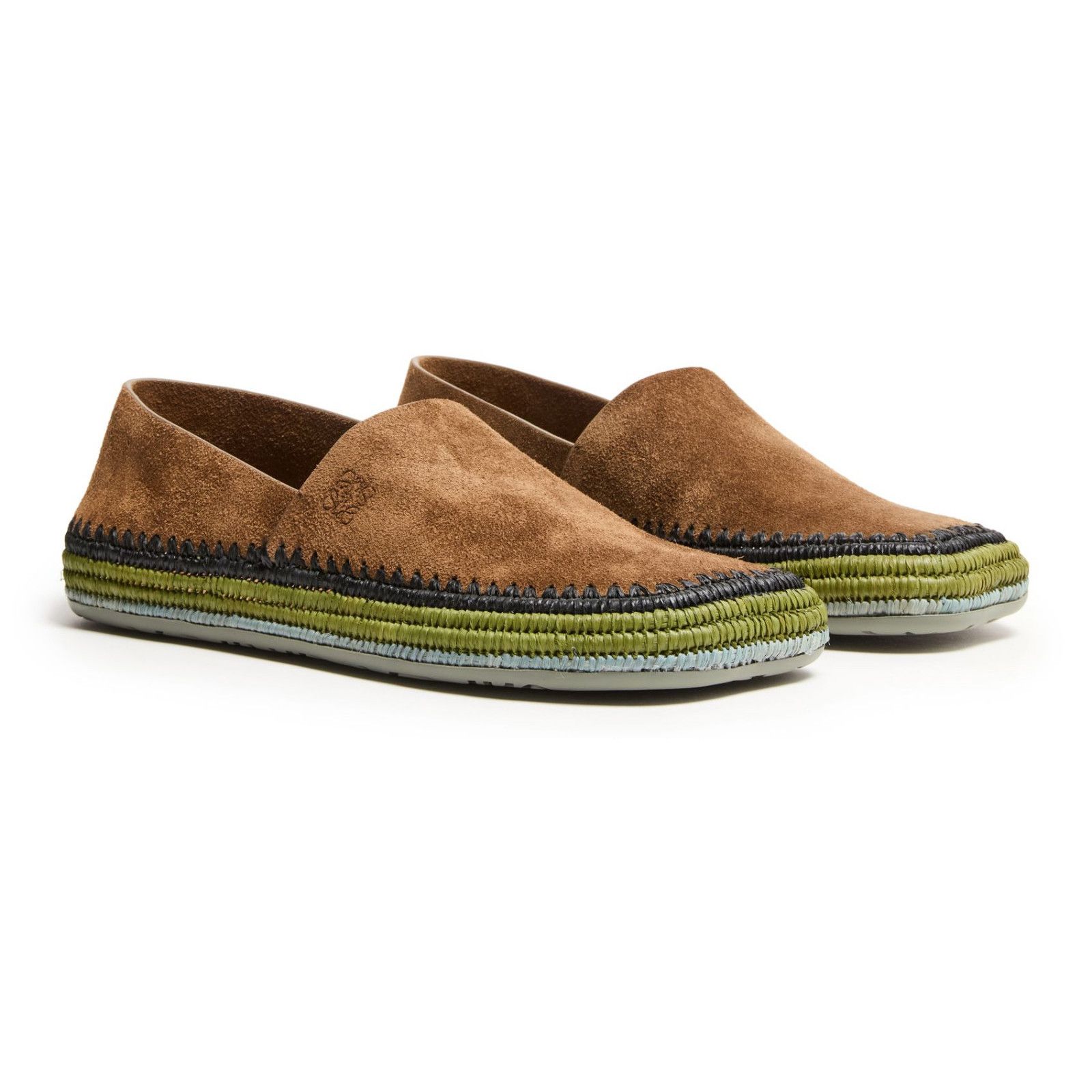 LOEWE Rio Brown Suede Espadrilles New & Authentic (Men's siz