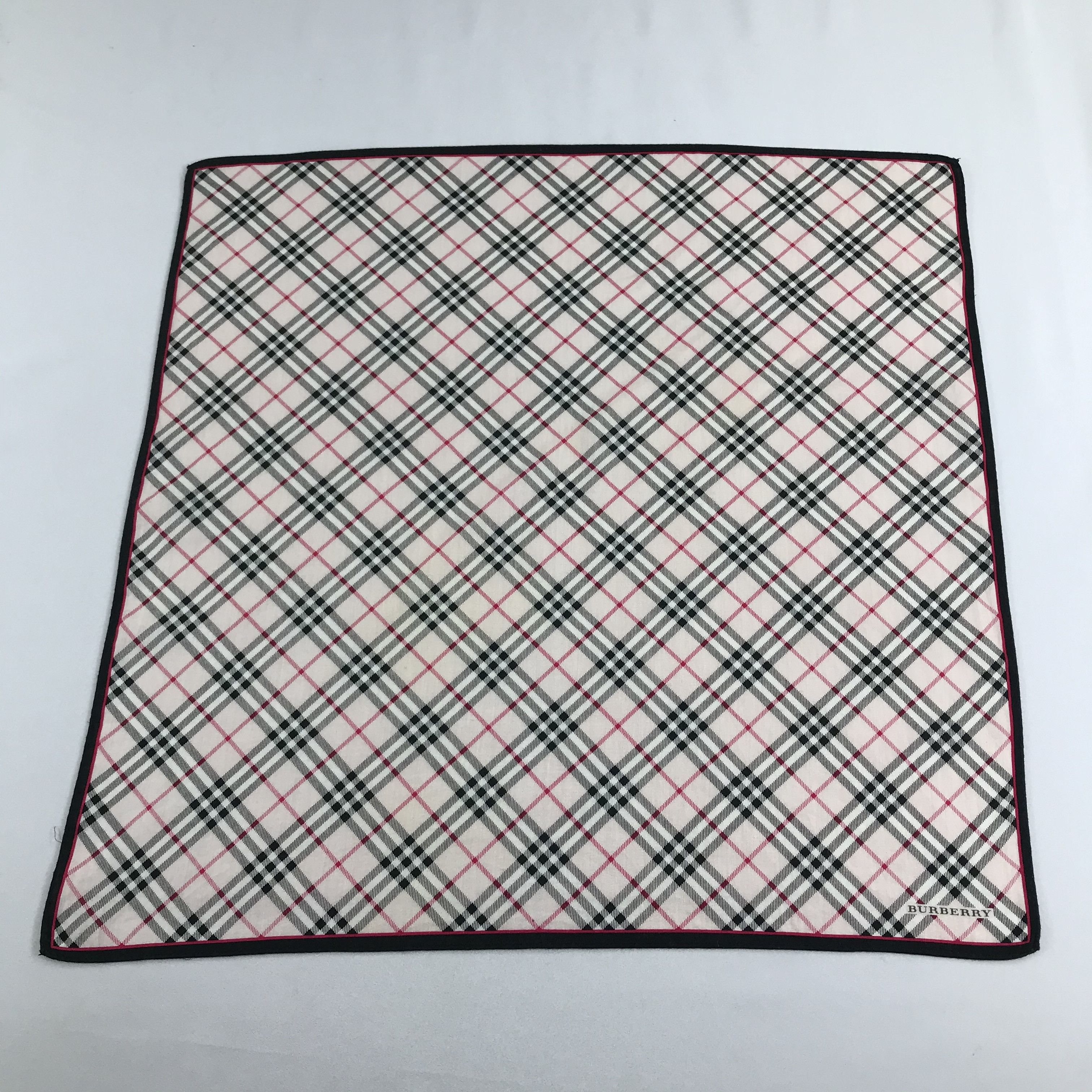 Burberry Burberry Nova Check Handkerchief Neckerchief Bandana H1054 Size ONE SIZE - 2 Thumbnail