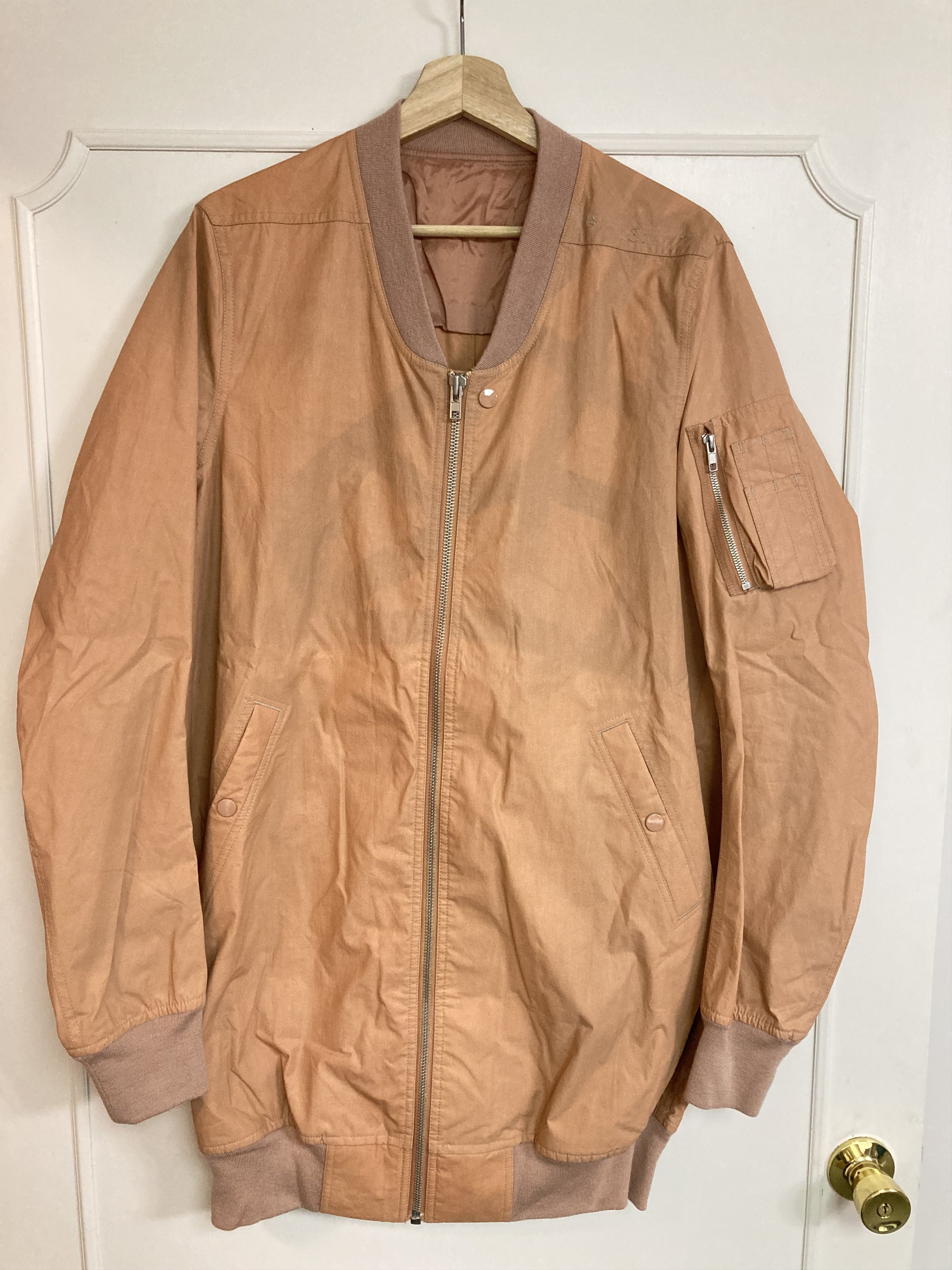 Rick Owens Rick Owens SS15 Faun runway bomber jacket Size US M / EU 48-50 / 2 - 1 Thumbnail