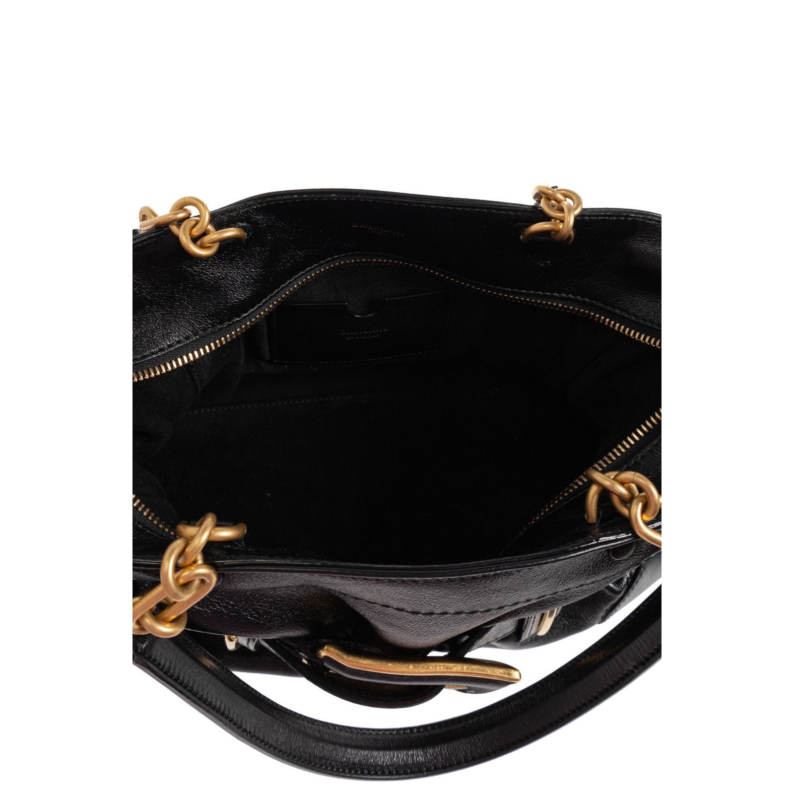 Balmain BALMAIN Anthem Black Leather Shoulder Bag New Size ONE SIZE - 4 Thumbnail