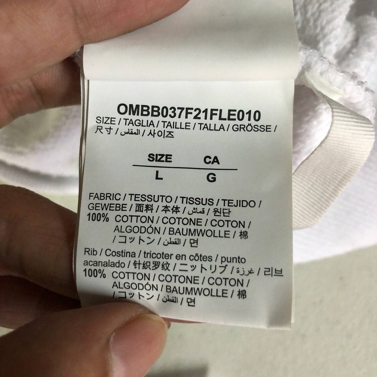 Off-White Off-White FW21 Caravaggio Arrows hoodie Size US L / EU 52-54 / 3 - 16 Thumbnail