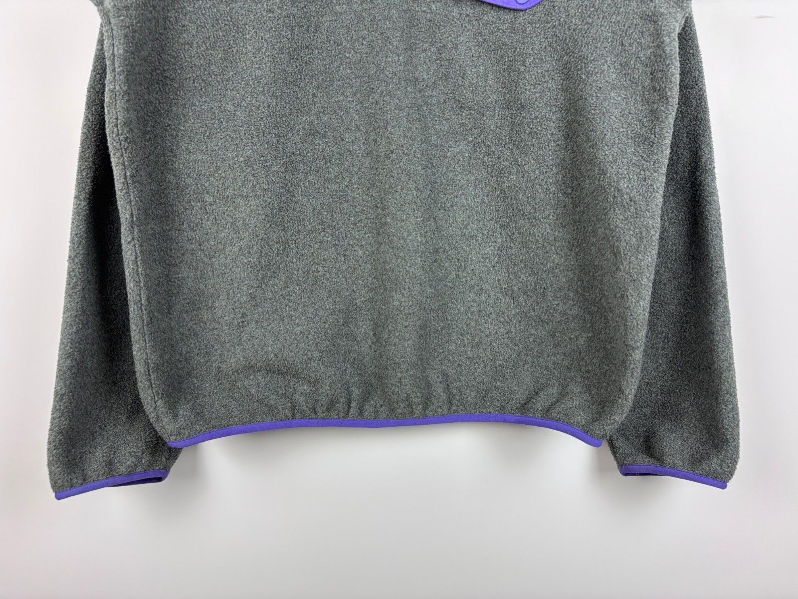 Patagonia Patagonia Synchilla Fleece Pullover Sweater Gray Purple M Size M / US 6-8 / IT 42-44 - 3 Thumbnail