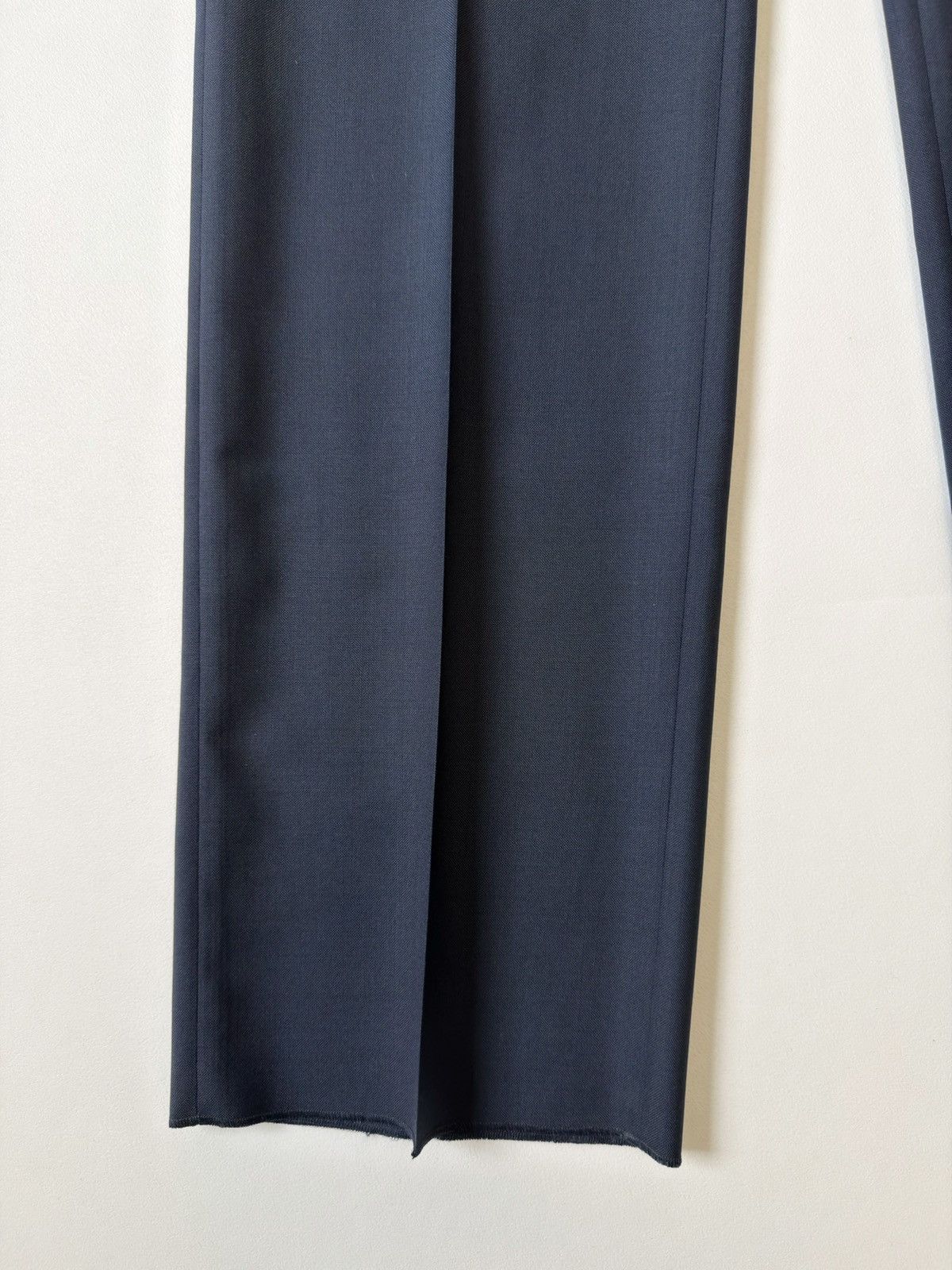 Maison Margiela S/S 18 Straight Leg Blue Wool Trousers Size US 34 / EU 50 - 12 Thumbnail