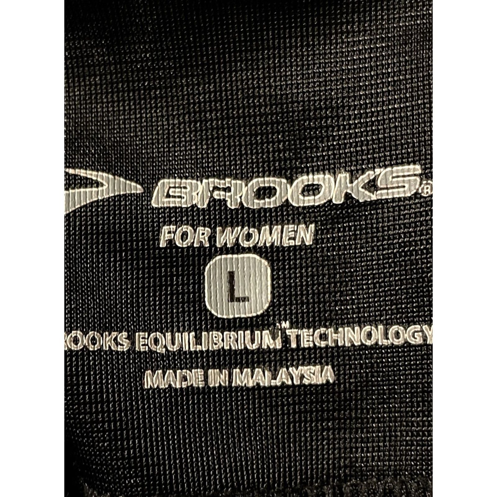 Brooks Brooks Pants Womens L Black Running Equilibrium Athetic Performance Women Size 36" / US 14 / IT 50 - 4 Thumbnail