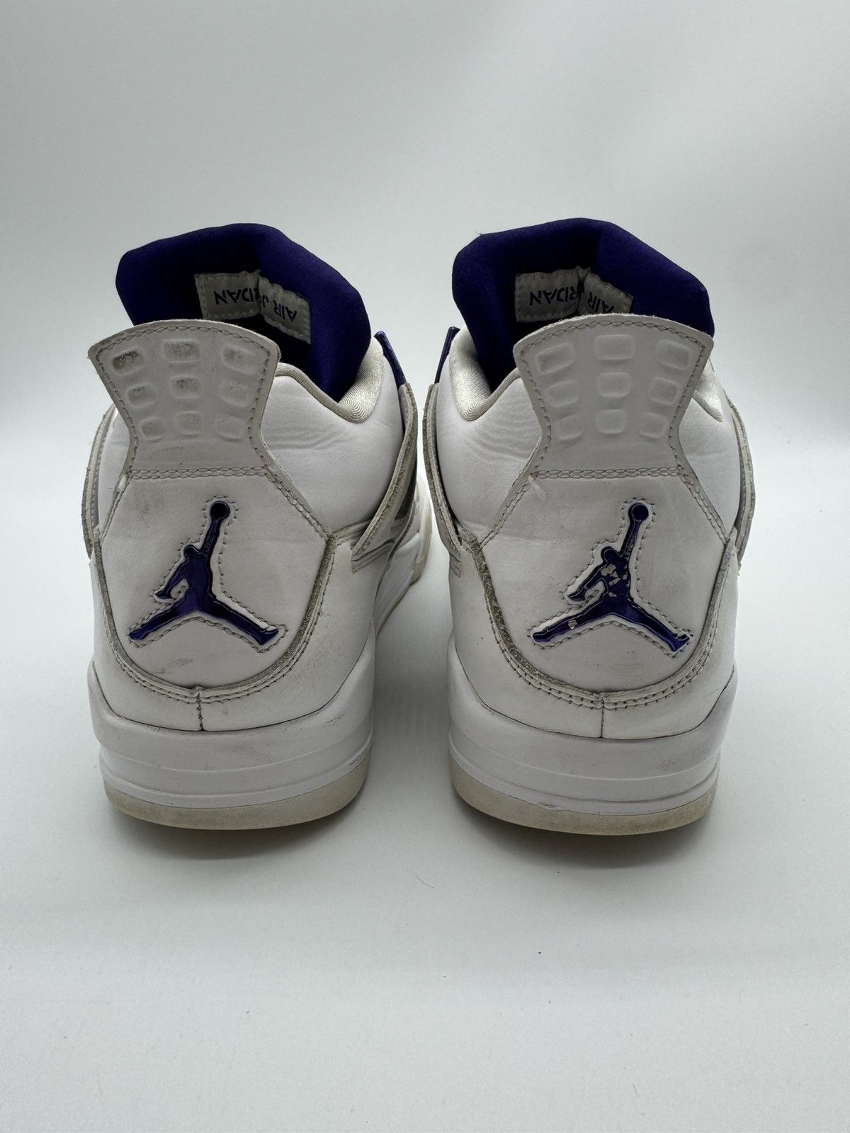 Jordan Brand × Nike Nike Air Jordan 4 Retro Mid Purple Metallic Men’s Size 9.5 Size US 9.5 / EU 42-43 - 7 Thumbnail