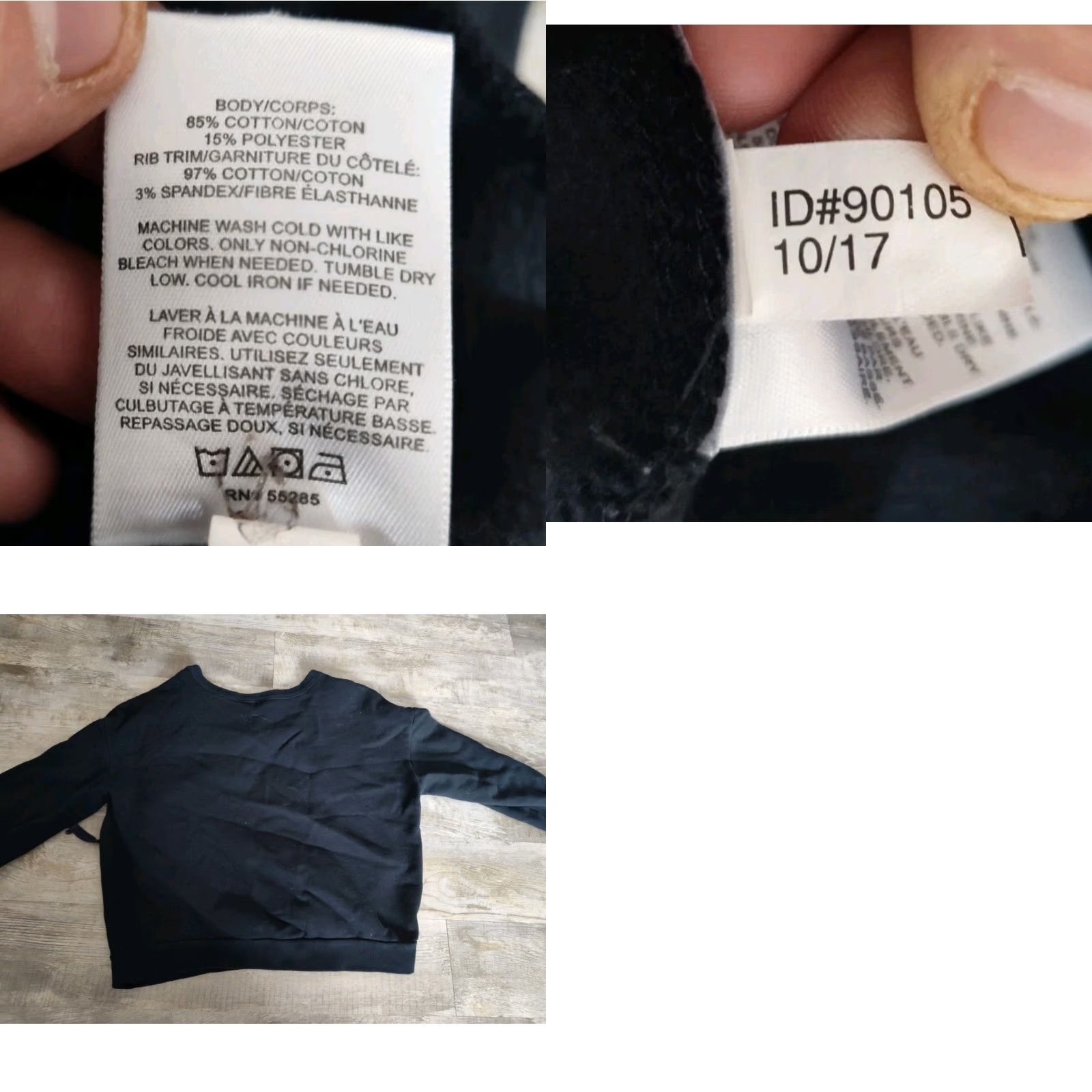 Express Express Sweater Size Small Black One Eleven Tie Pullover Round Neck Womens Size S / US 4 / IT 40 - 8 Thumbnail