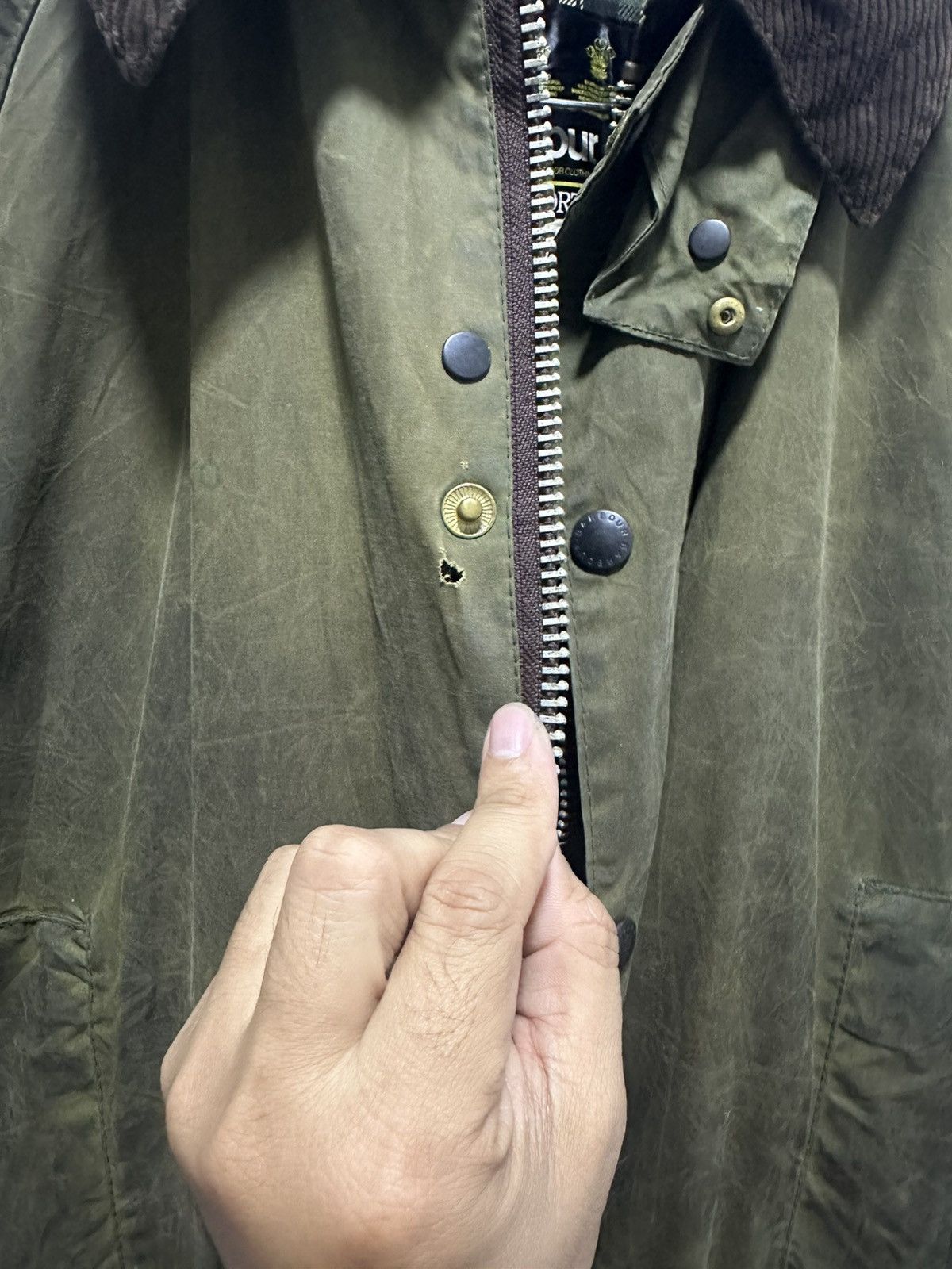 Barbour Barbour Beufort Waxed Cotton hunting Jacket distressted Size US M / EU 48-50 / 2 - 10 Thumbnail