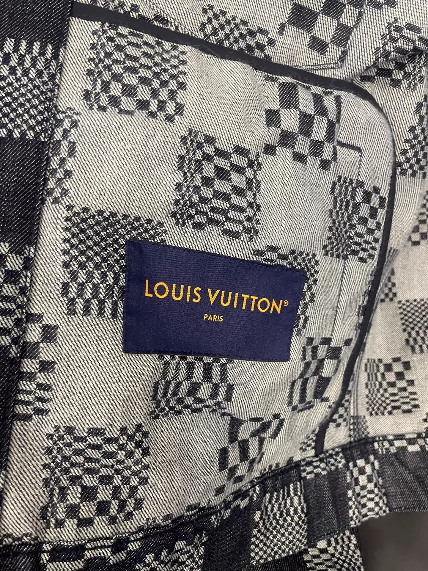 Louis Vuitton LV Damier Denim Jacket 48 Size US M / EU 48-50 / 2 - 4 Thumbnail