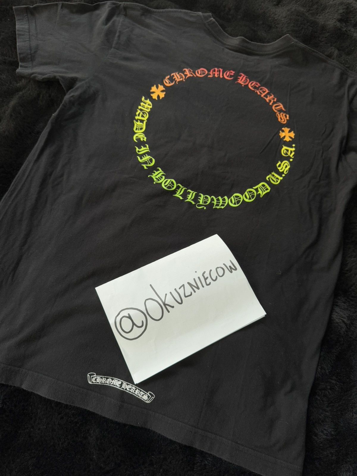 Chrome Hearts Chrome Hearts Multicolor Black Tee Size US XL / EU 56 / 4 - 2 Thumbnail