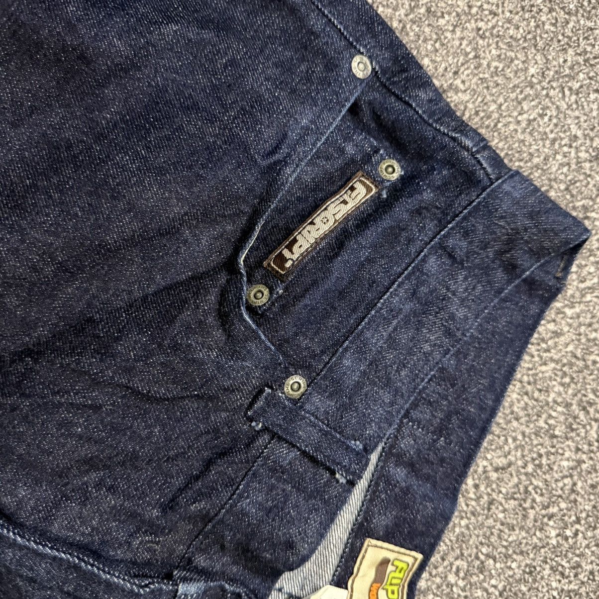 Indigo 🔥🇯🇵 Vintage 80s Japanese Selvedge Ft. Script Denim Rare Size US 34 / EU 50 - 11 Thumbnail