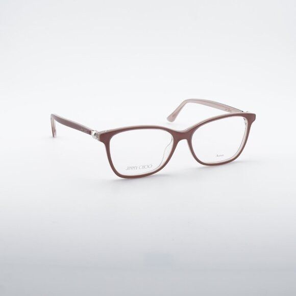 Jimmy Choo Jimmy Choo JC377 0Y9A 00 Eyeglasses Pearlized Nude 53mm Size ONE SIZE - 4 Thumbnail