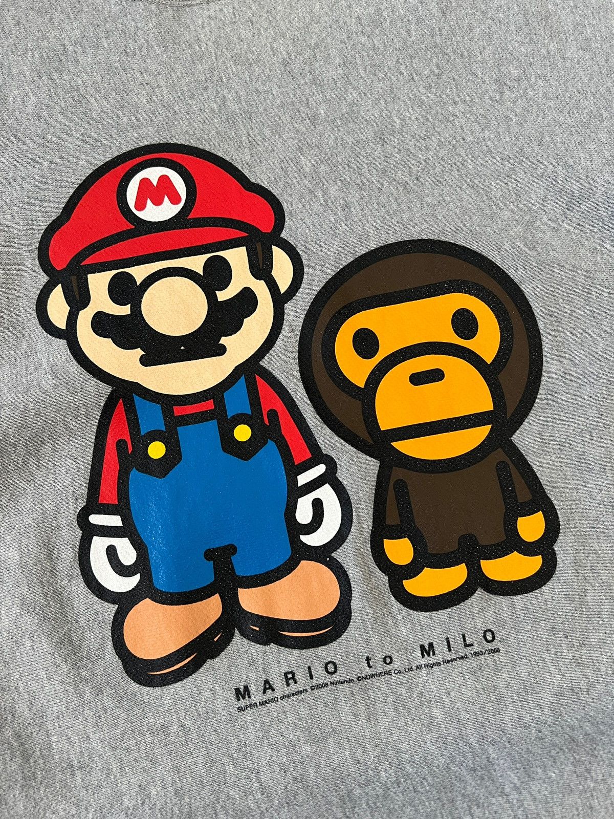 Bape 2008 Bape Nintendo ‘Mario to Milo” Sweatshirt Size US L / EU 52-54 / 3 - 5 Thumbnail