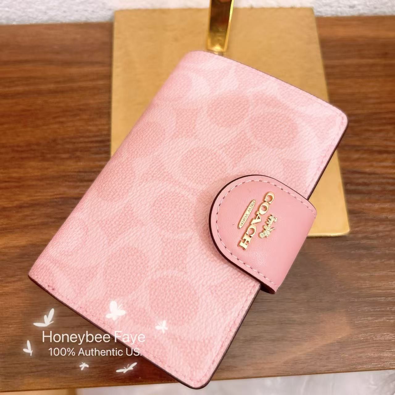 Coach Medium Corner Zip Wallet In Signature Canvas CW786 Size ONE SIZE - 5 Thumbnail