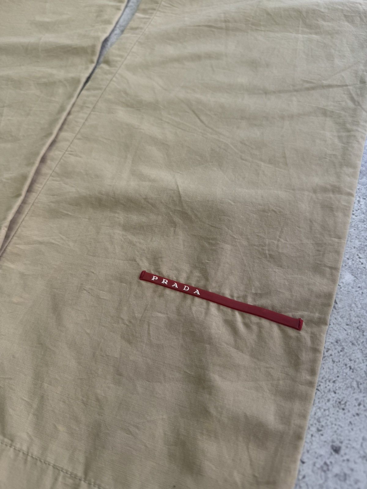 Prada Vintage Red Tab Double Pocket Pants