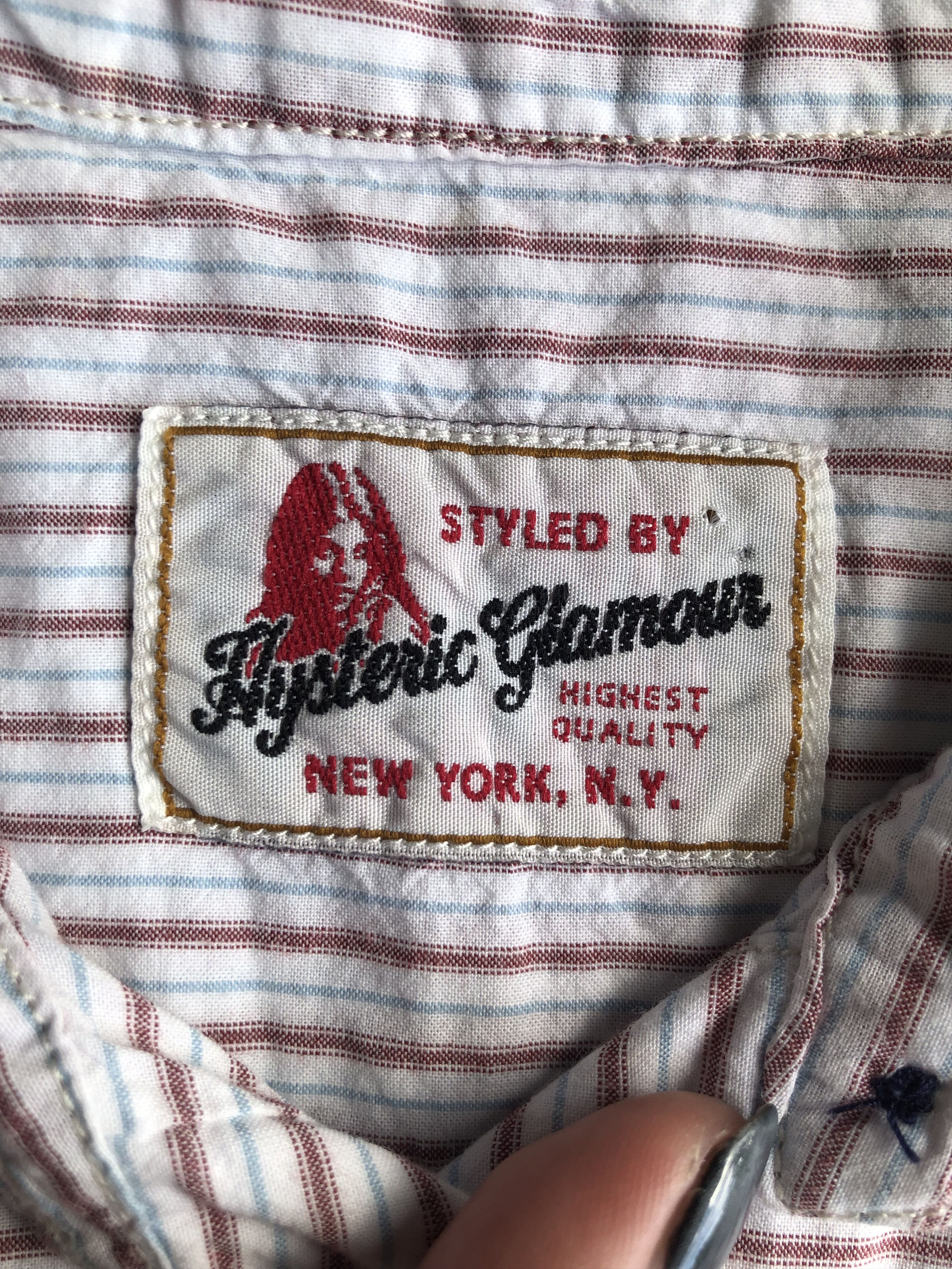 Hysteric Glamour × Japanese Brand Vintage Hysteric Glamour Shirt Size S / US 4 / IT 40 - 3 Thumbnail