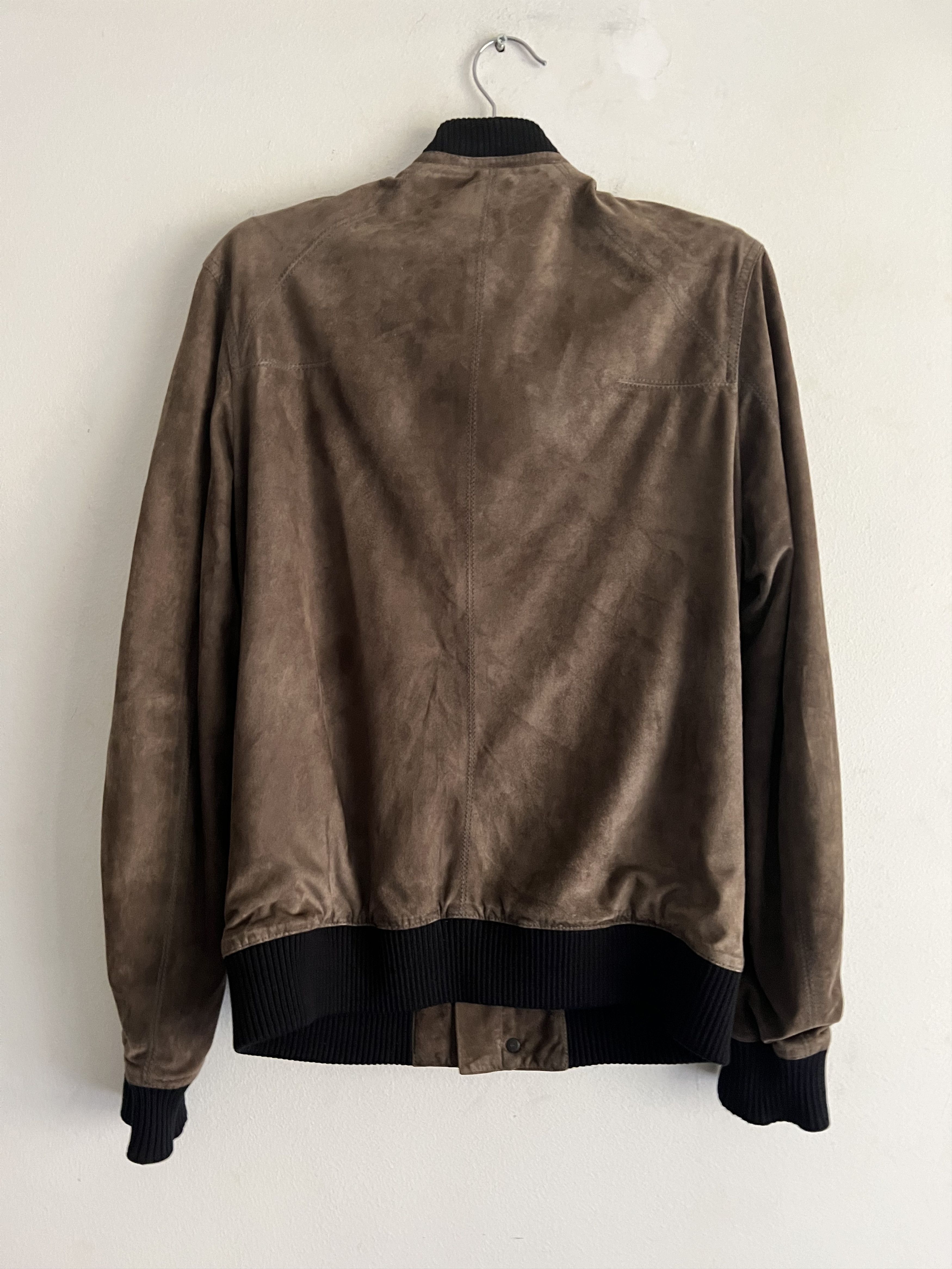 Dior × Hedi Slimane Suede Bomber Jacket Size US M / EU 48-50 / 2 - 3 Thumbnail