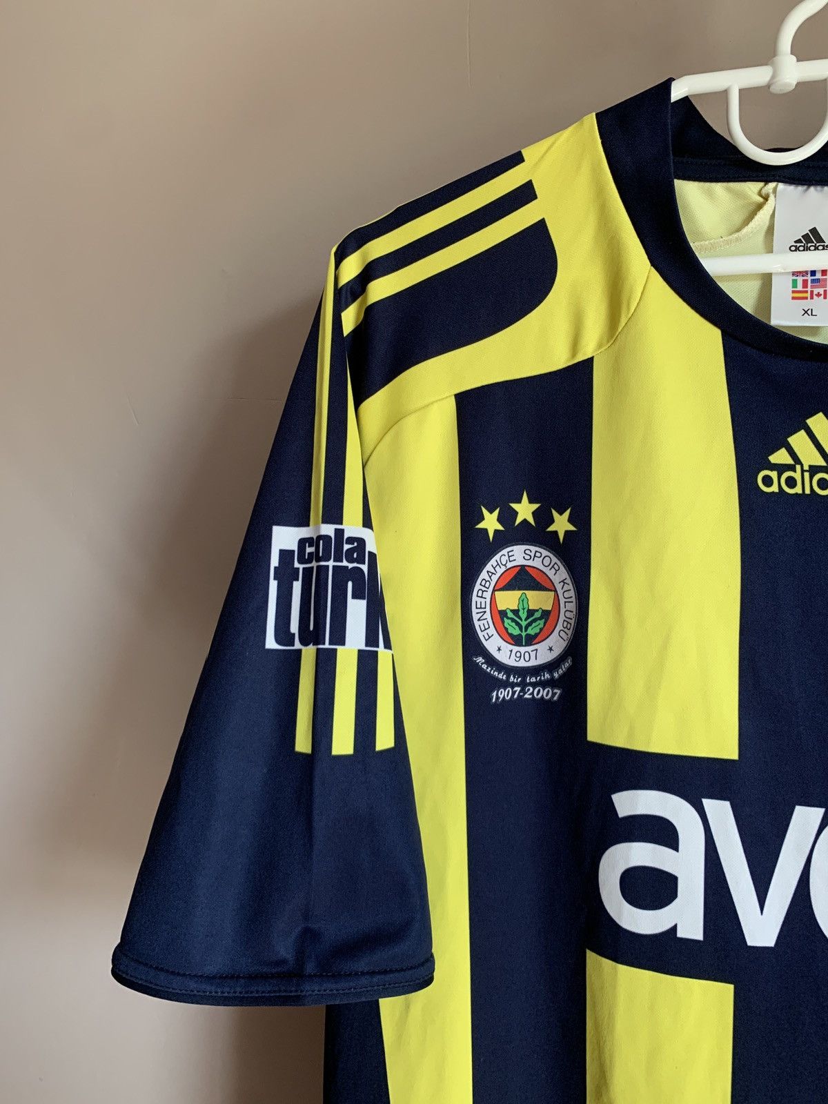 Adidas × Vintage Fenerbahce Home Football Shirt Adidas Soccer Jersey Retro XL Size US XL / EU 56 / 4 - 3 Thumbnail
