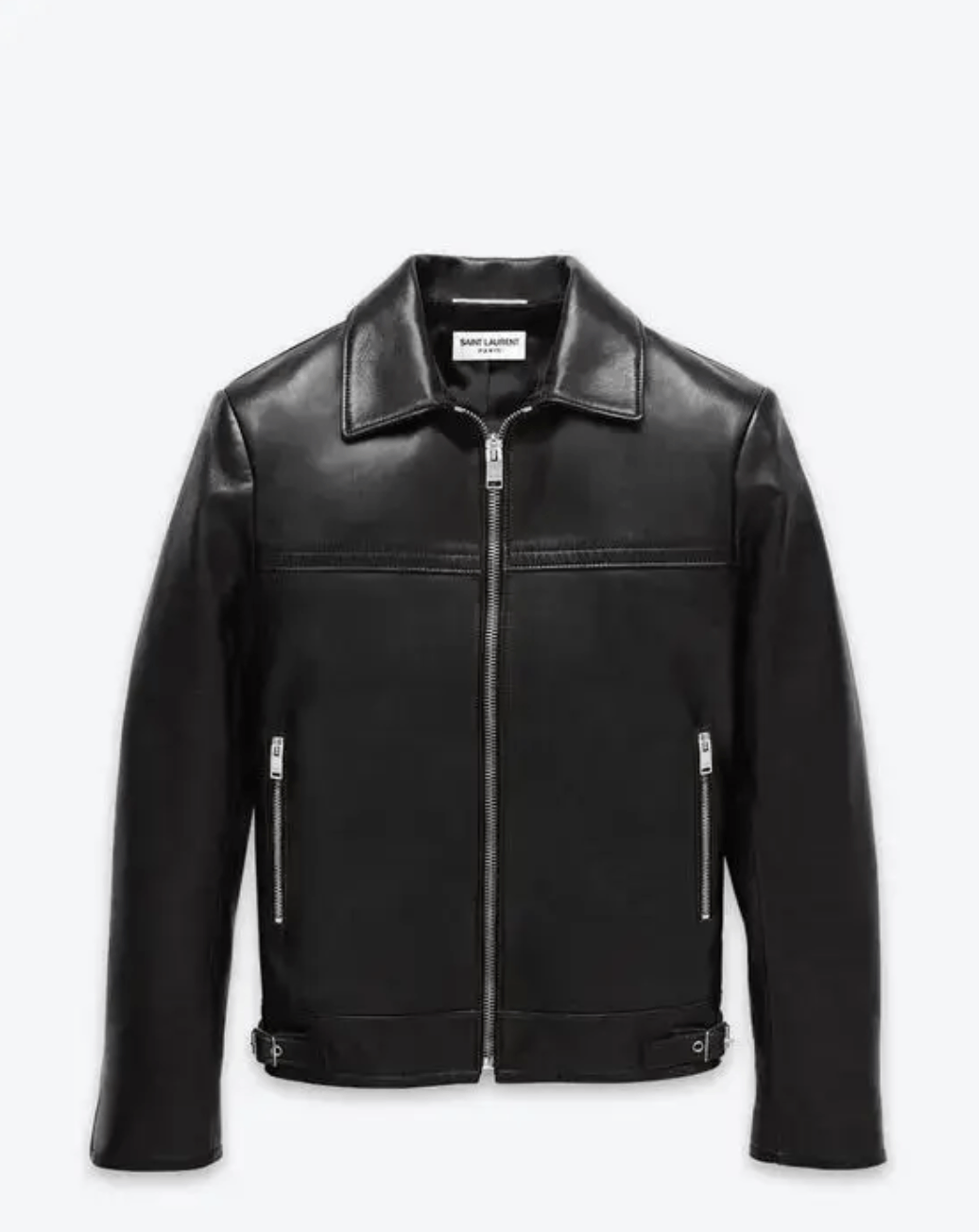Saint Laurent Paris LAMB LEATHER JACKET Size US M / EU 48-50 / 2 - 12 Thumbnail