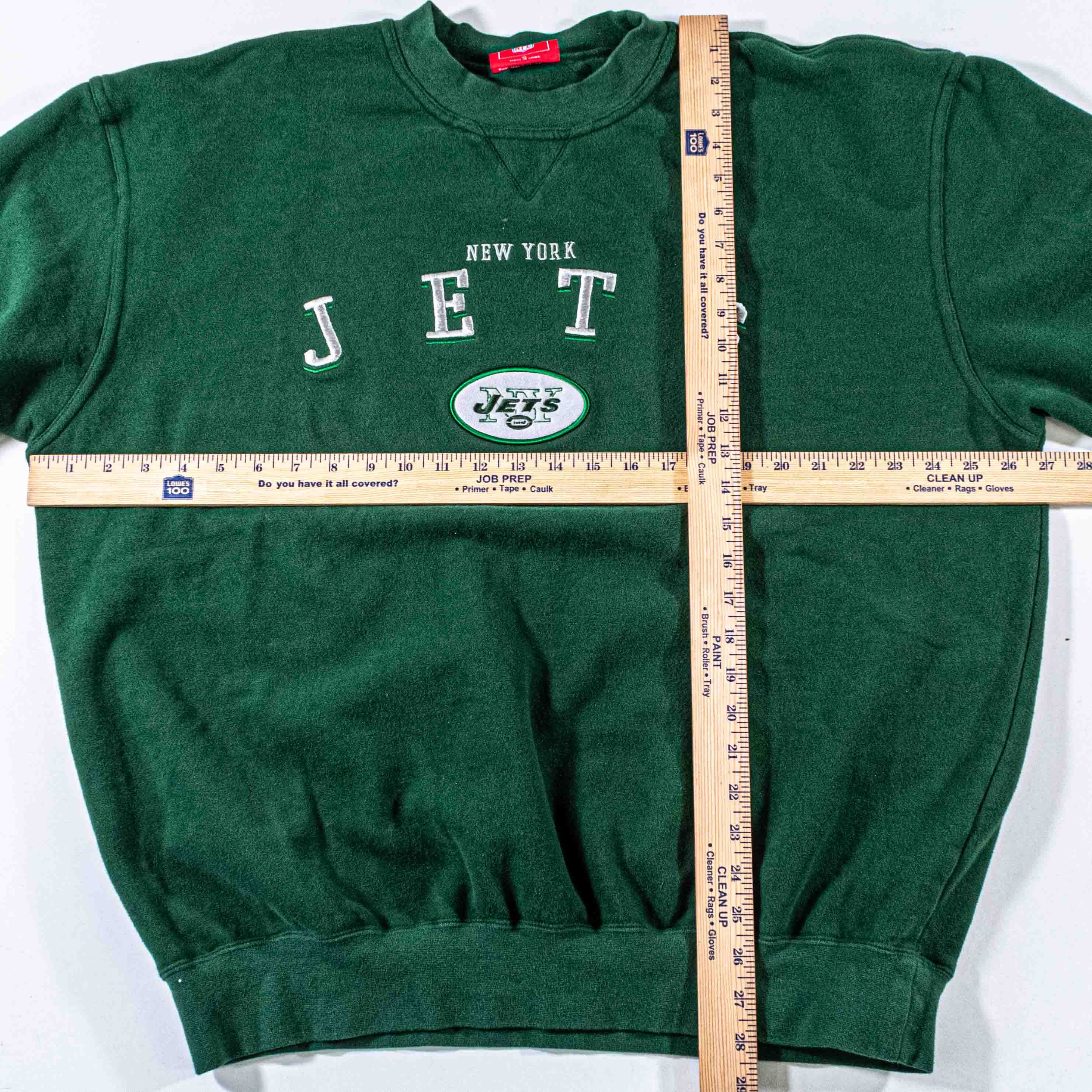 NFL Vintage New York Jets Spell Out Crewneck Sweatshirt Y2K NFL Size US XL / EU 56 / 4 - 3 Thumbnail
