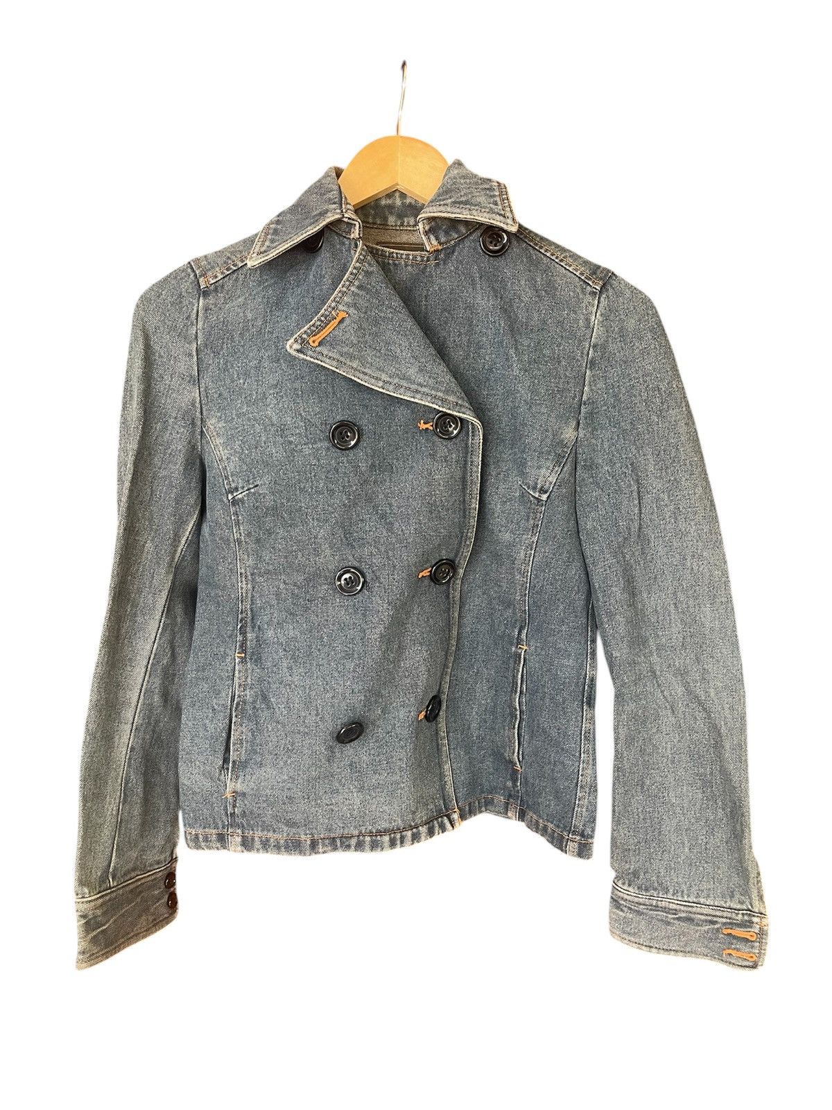 Japanese Brand × Michel Klein × Vintage Nice DENIM JACKET BY MK KLEIN Size S / US 4 / IT 40 - 1 Thumbnail