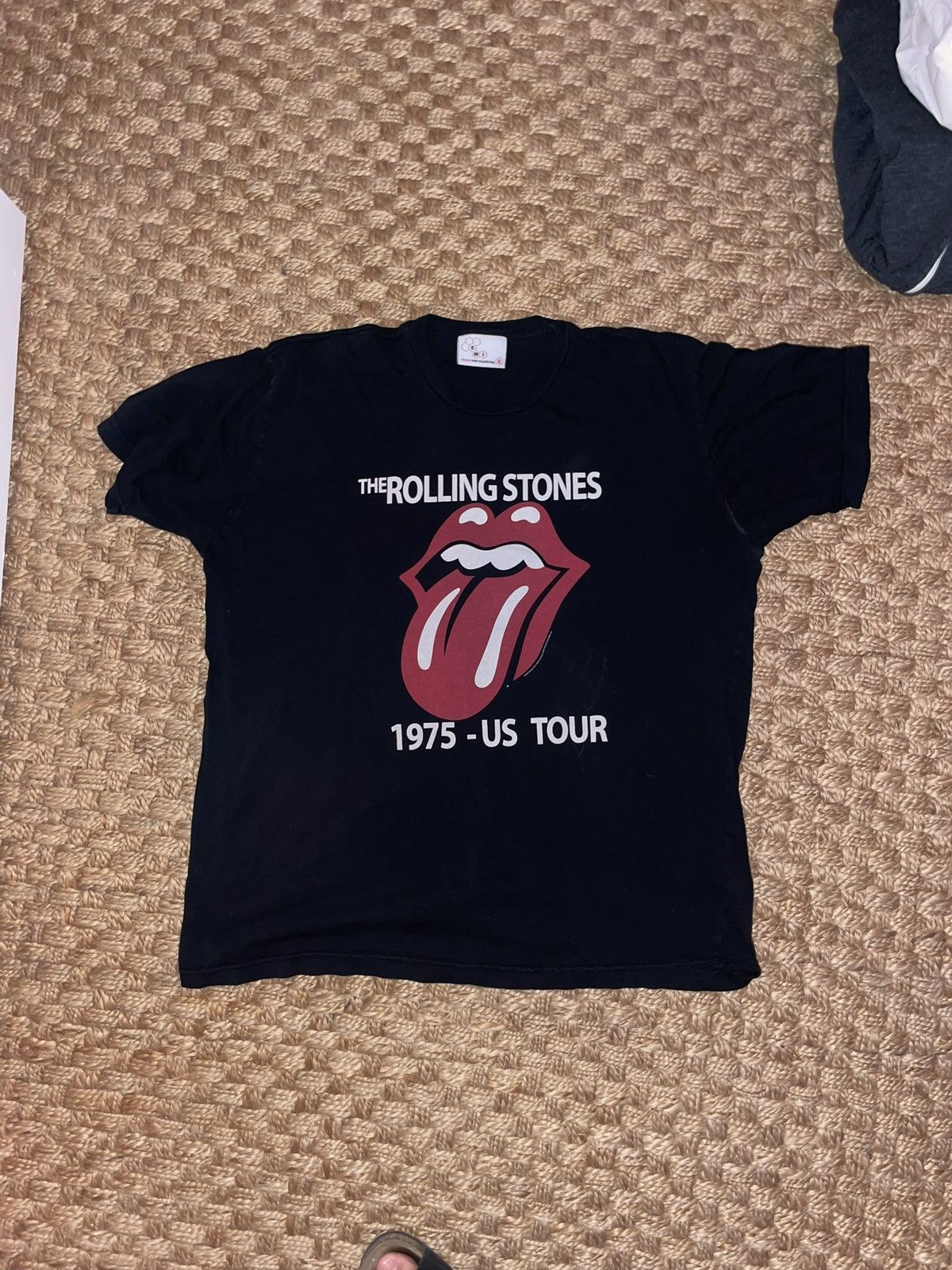 The Rolling Stones × Vintage Rolling Stones Band Tour Tee Size US XL / EU 56 / 4 - 1 Thumbnail