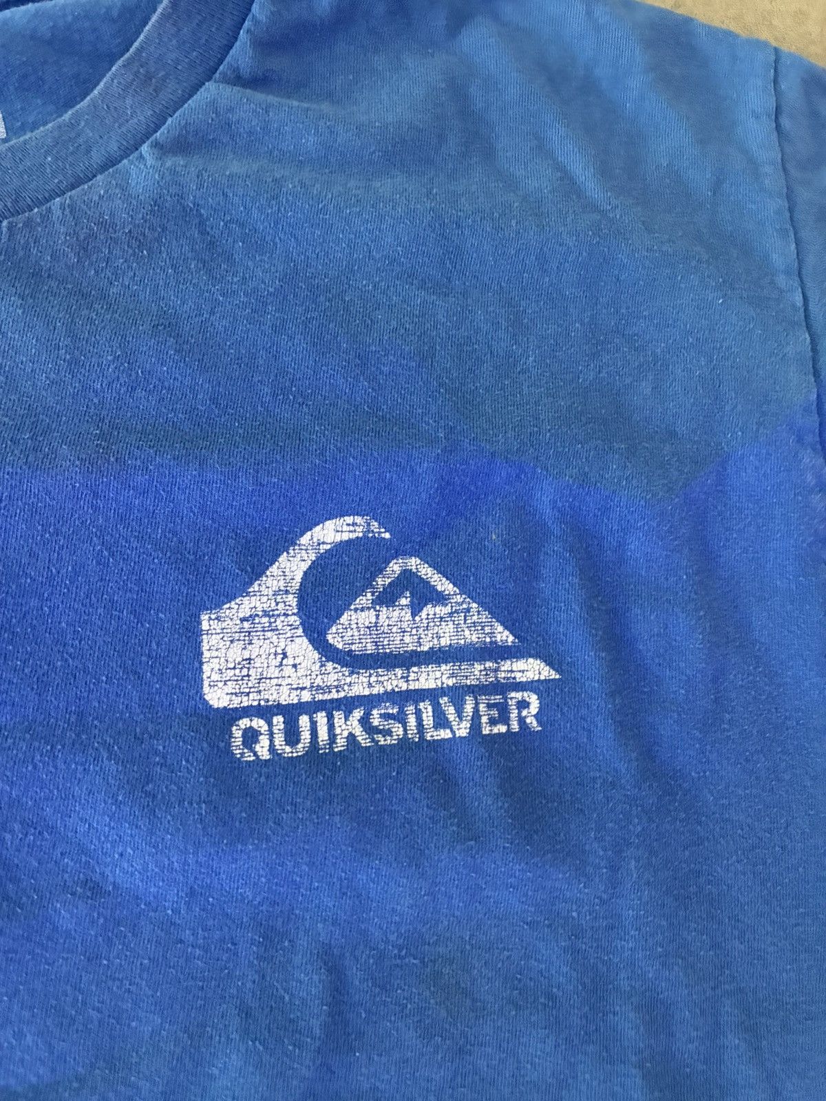 Quiksilver Quiksilver Blue T-Shirt Large Classic Logo Tee Size US L / EU 52-54 / 3 - 2 Thumbnail