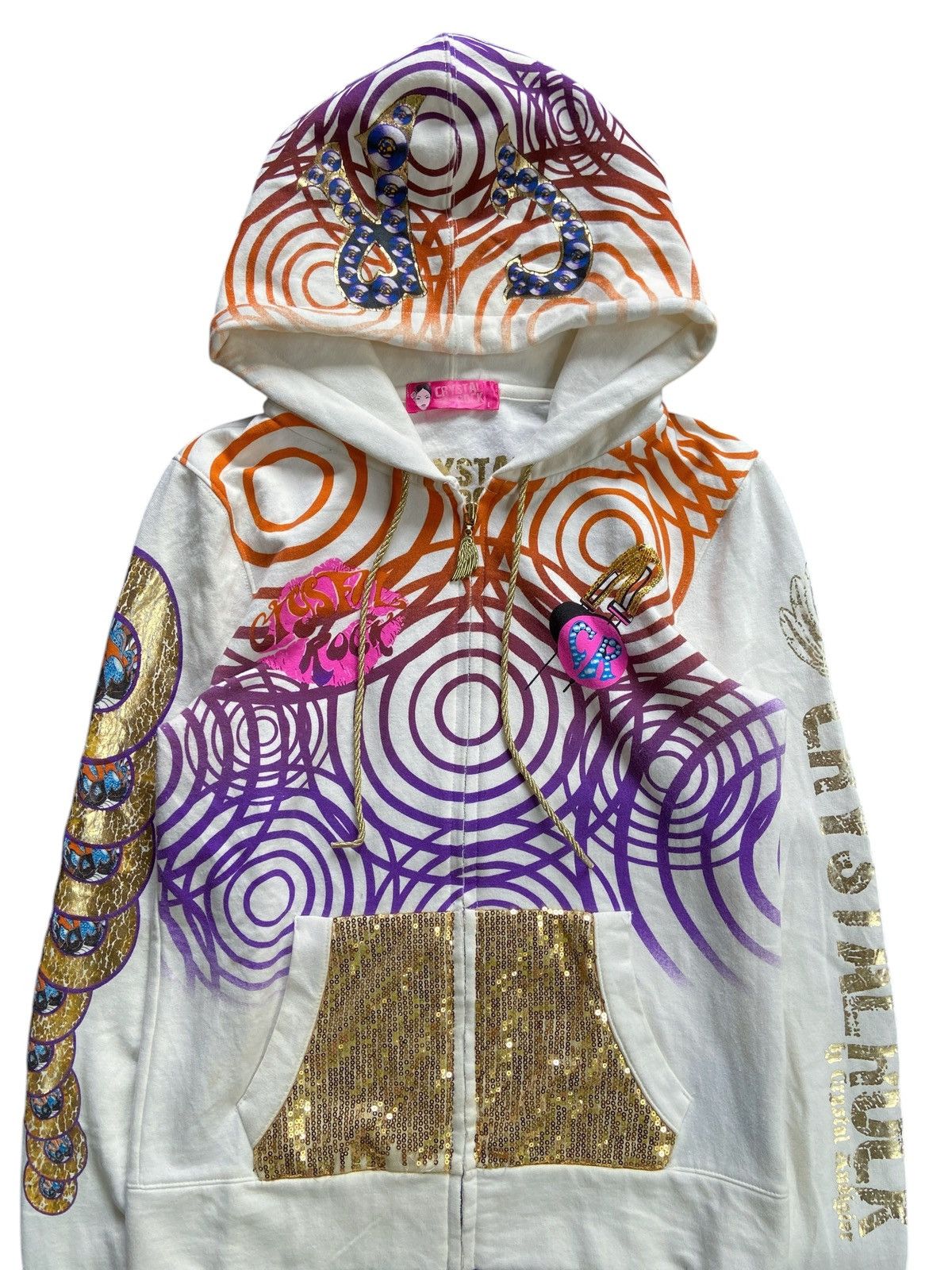 Christian Audigier CRYSTAL ROCK BY CHRISTIAN AUDIGIER ARCHIVE ZIP HOODIE Size US M / EU 48-50 / 2 - 3 Thumbnail