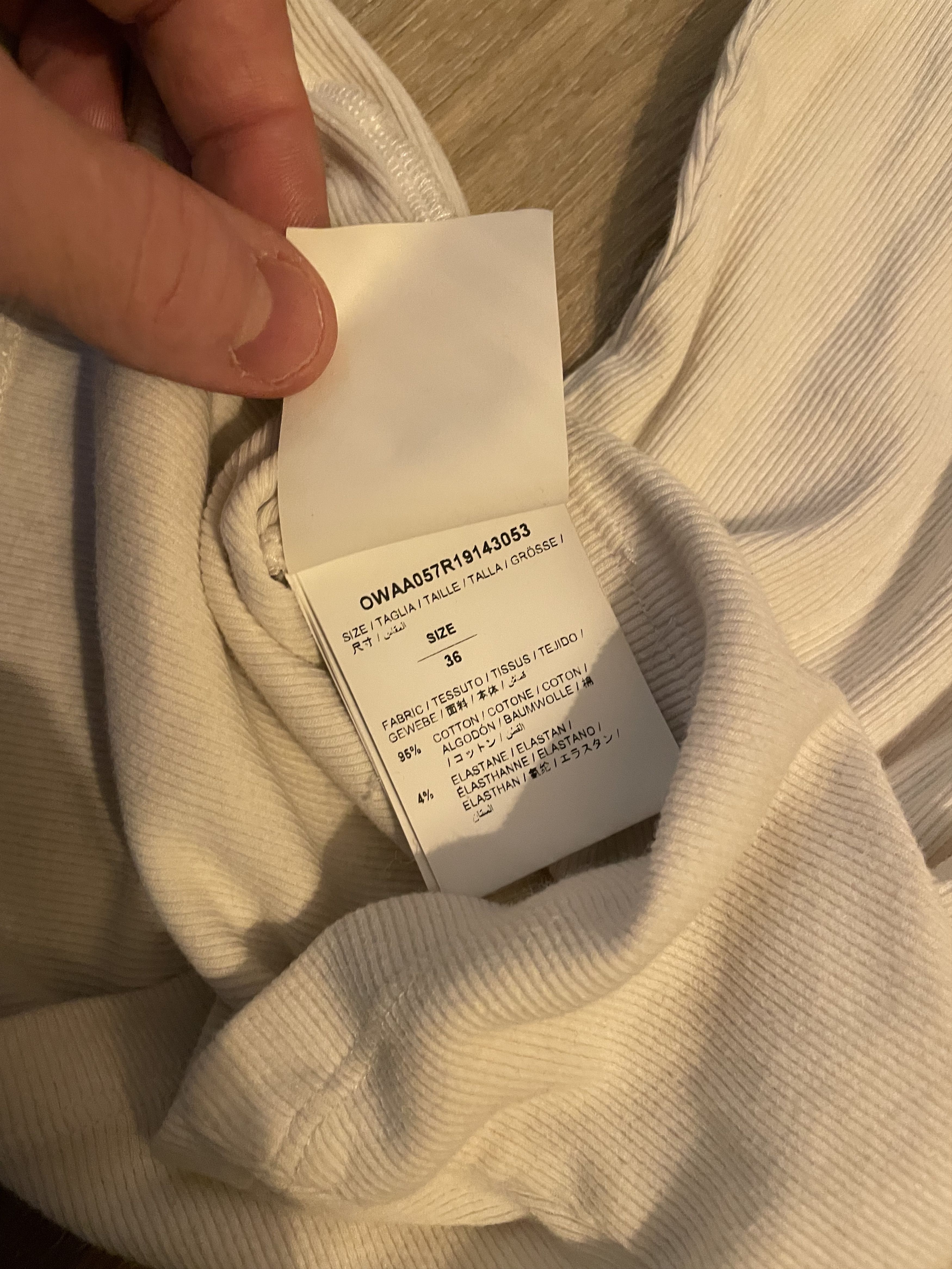 Off-White Off White - Women's White Tee "OFF" Size XS / US 0-2 / IT 36-38 - 4 Thumbnail