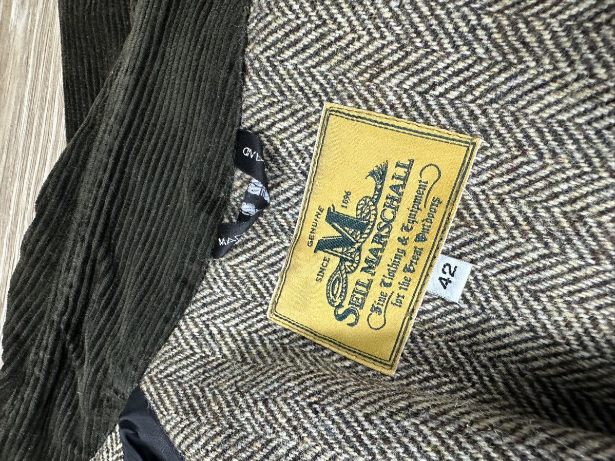 Harris Tweed × Seil Marschall Seil Marschall wax Parka Coat Green jacket Harris Tweed Size US L / EU 52-54 / 3 - 11 Thumbnail