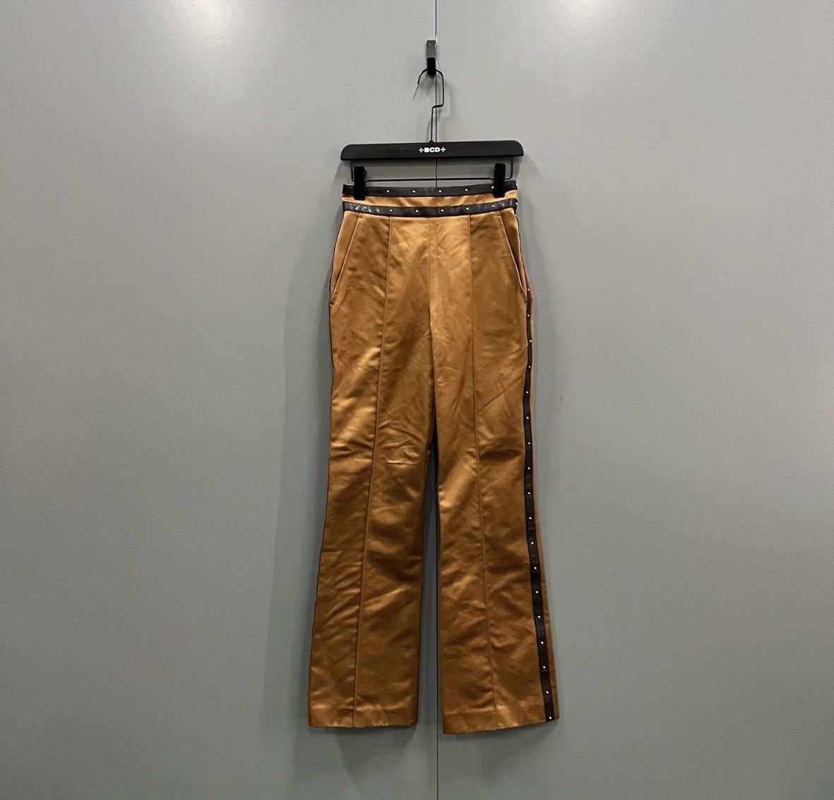 Hermes Hermès Straight-leg Pants with Side Rivets J41 Size 24" / US 00 / IT 34 - 1 Thumbnail