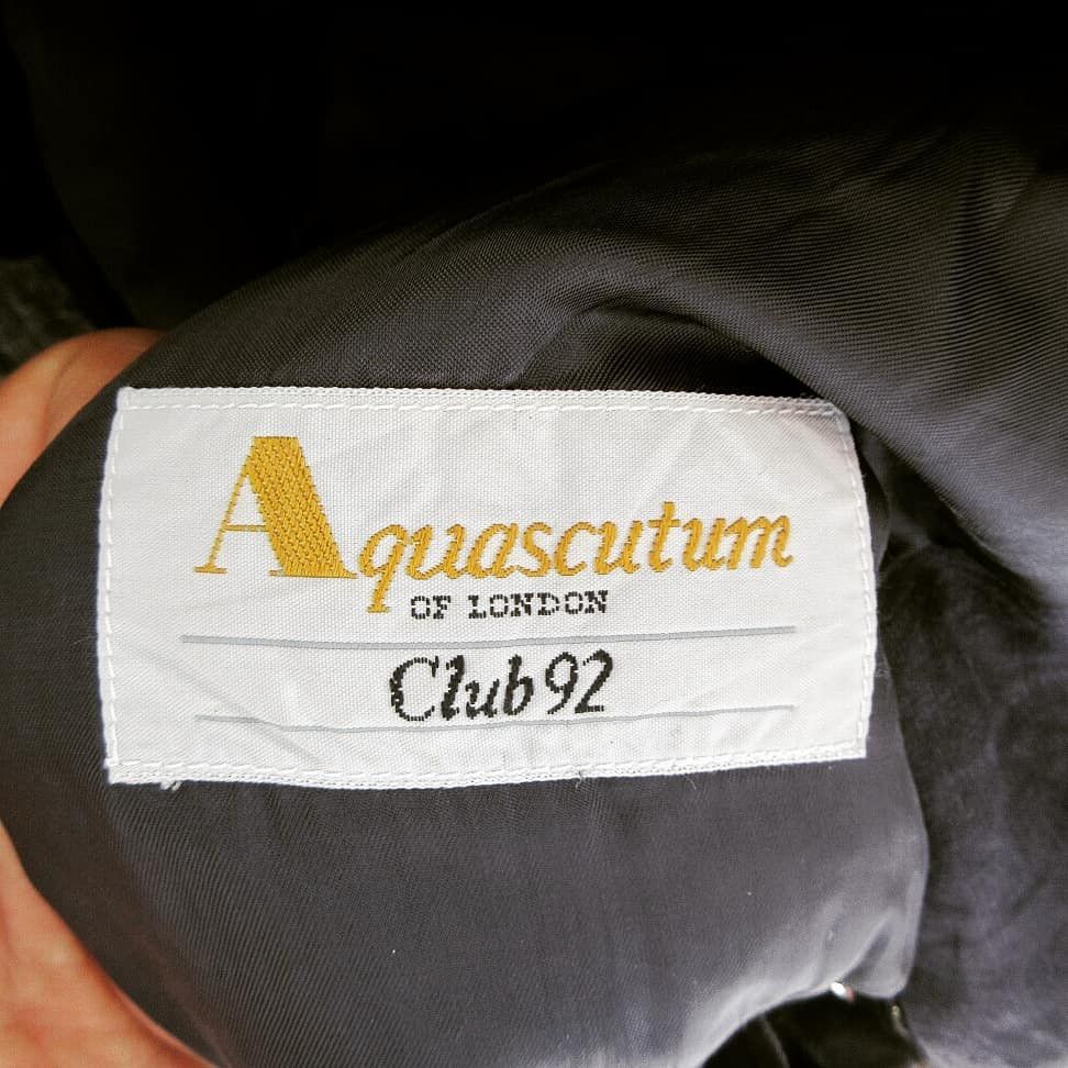 Aquascutum Aquascutum of london club 92 series Navy Blue mac coat Coat Size US L / EU 52-54 / 3 - 3 Thumbnail