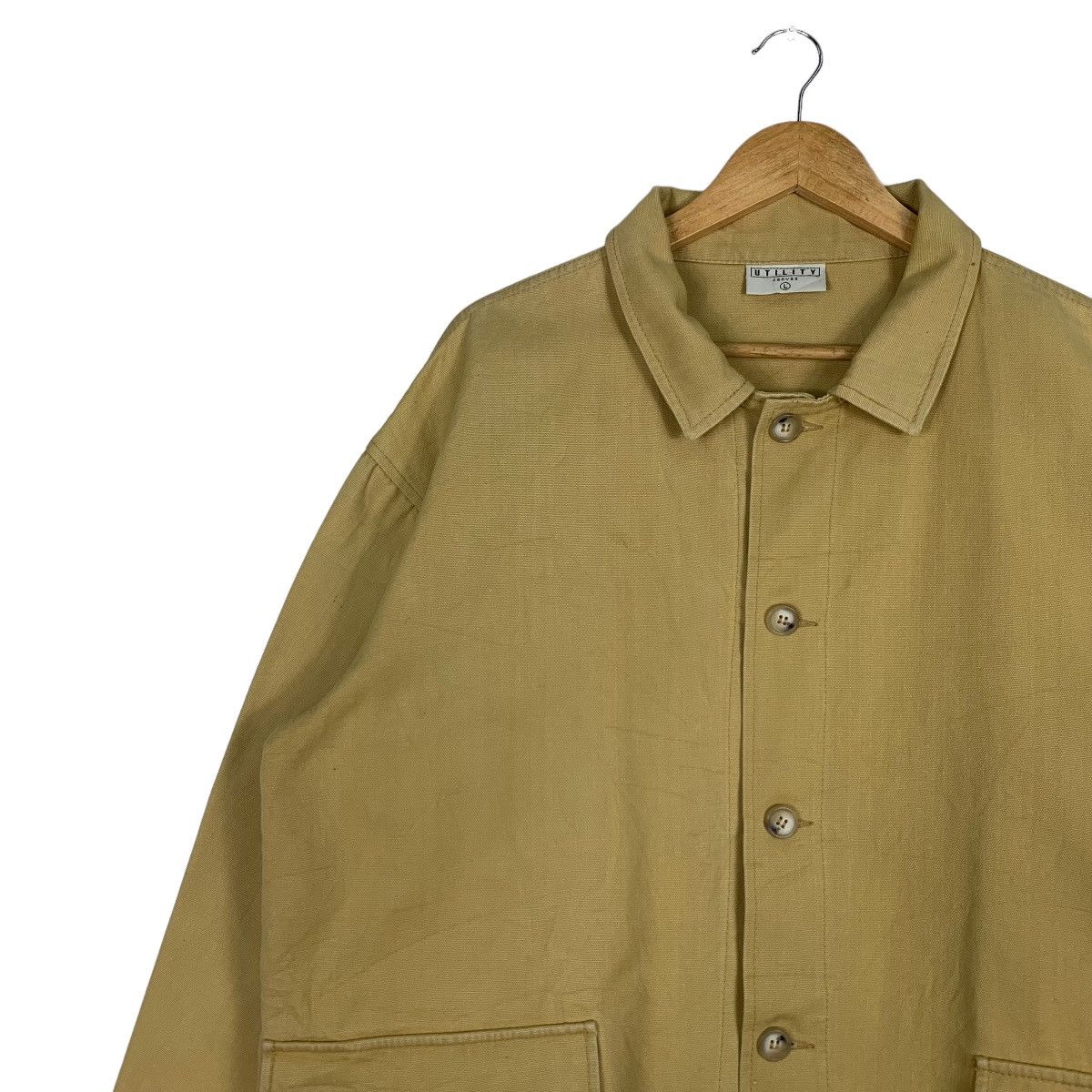Canvas UTILITY CANVAS Made In Usa Casual Work Jacket #1068-C48 Size US L / EU 52-54 / 3 - 6 Thumbnail
