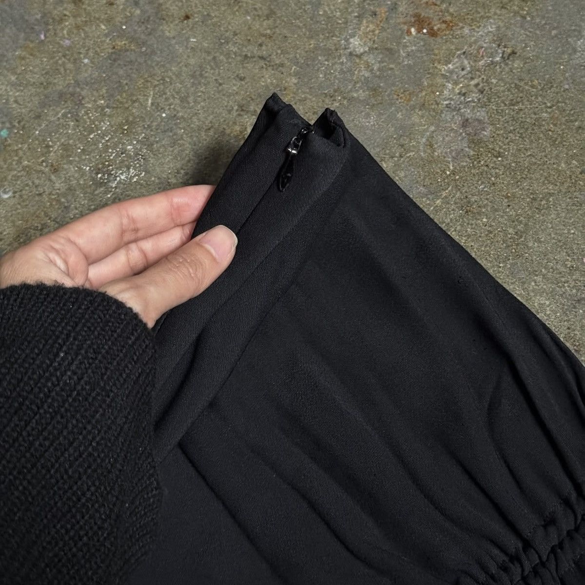 Lemaire LEMAIRE SIDE SLIT MAXI SKIRT - BLACK - S Size 26" / US 2 / IT 38 - 5 Thumbnail