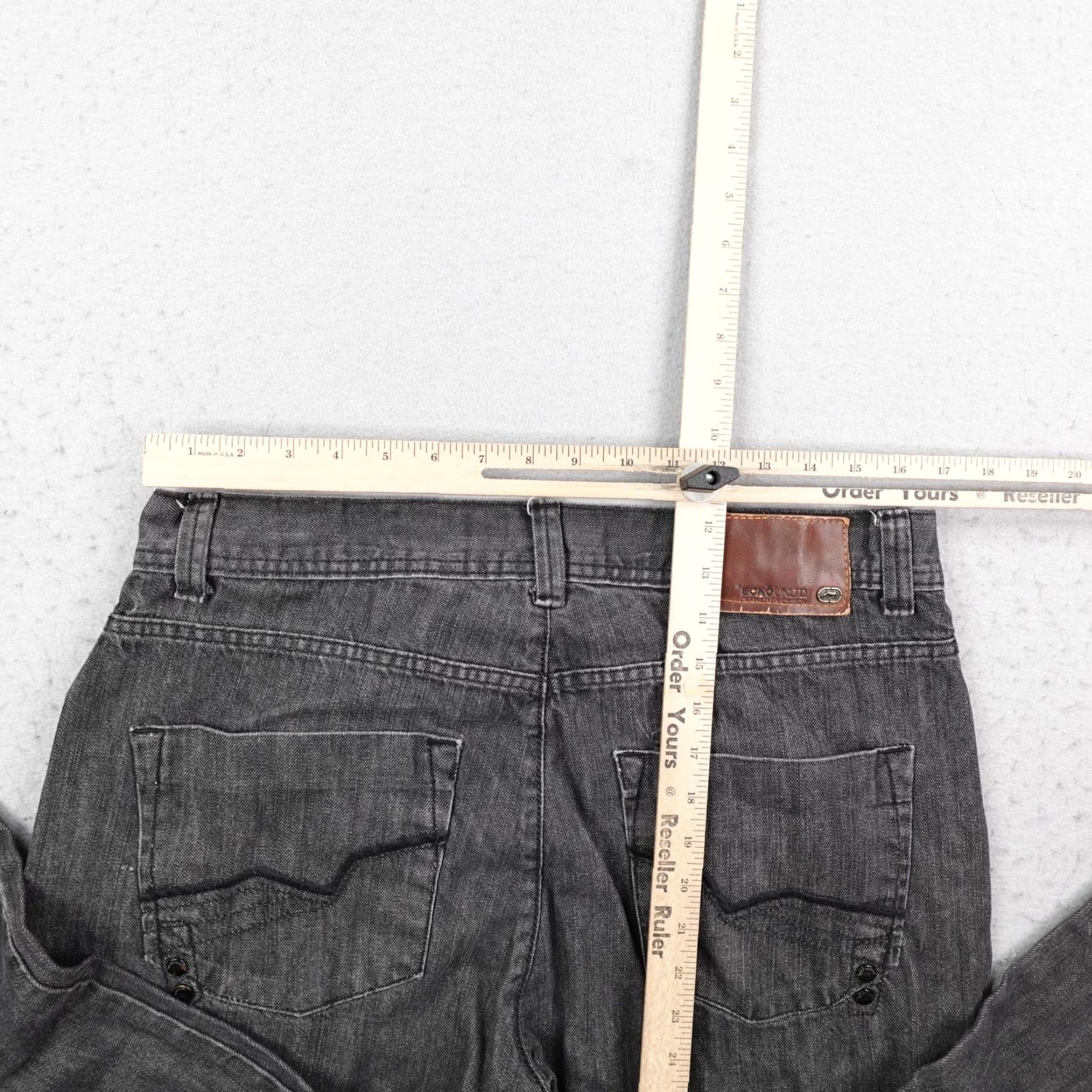 Ecko Unltd. VINTAGE Ecko Unltd Jeans Mens 34x32 Gray Denim Loose Relaxed Baggy Hip Hop Y2K Jeans Mens Gray Denim Baggy Hip Hop Vintage Size US 34 / EU 50 - 7 Thumbnail
