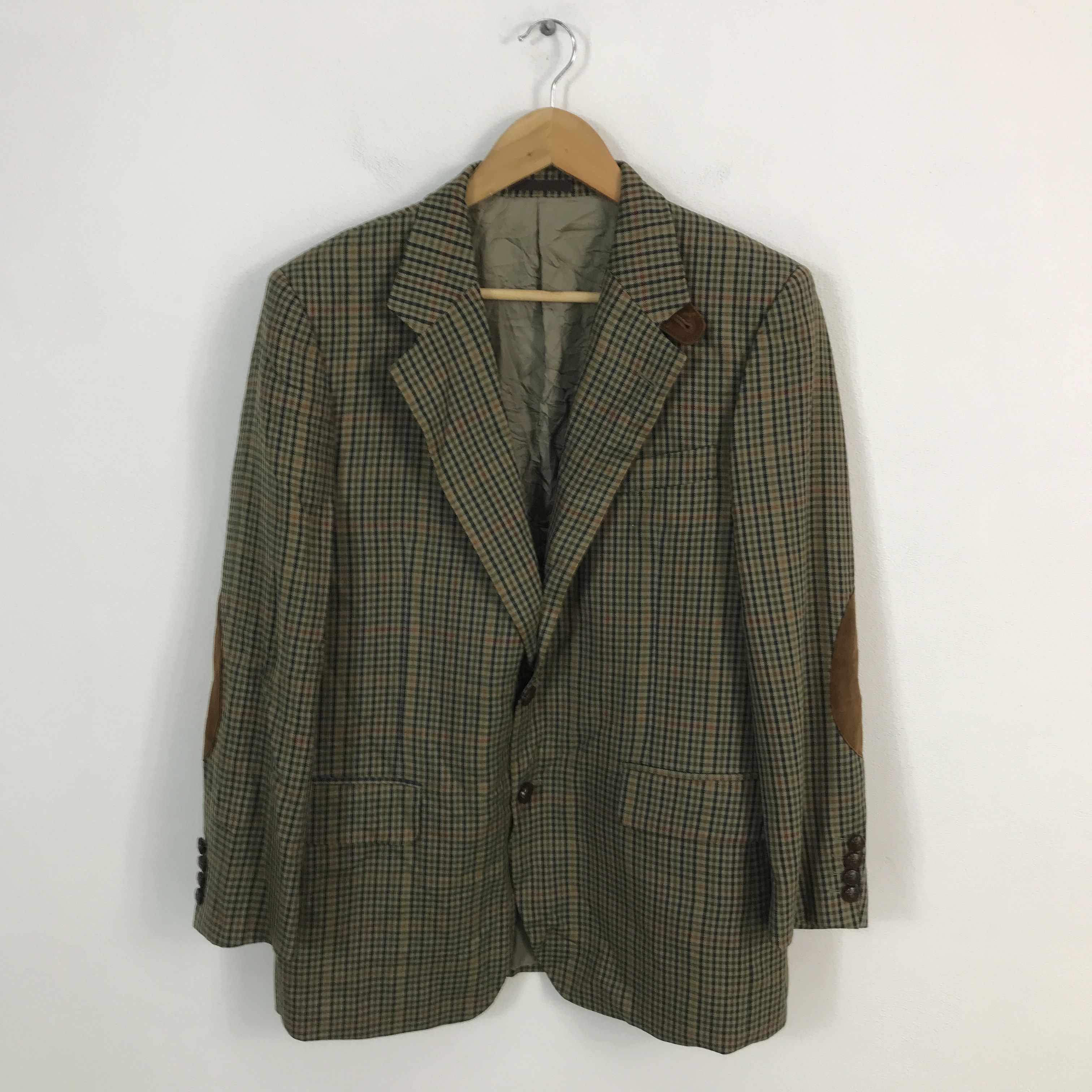 Burberry × Japanese Brand × Vintage burberrys flannel design Japan blazer coat jacket Size US L / EU 52-54 / 3 - 1 Thumbnail
