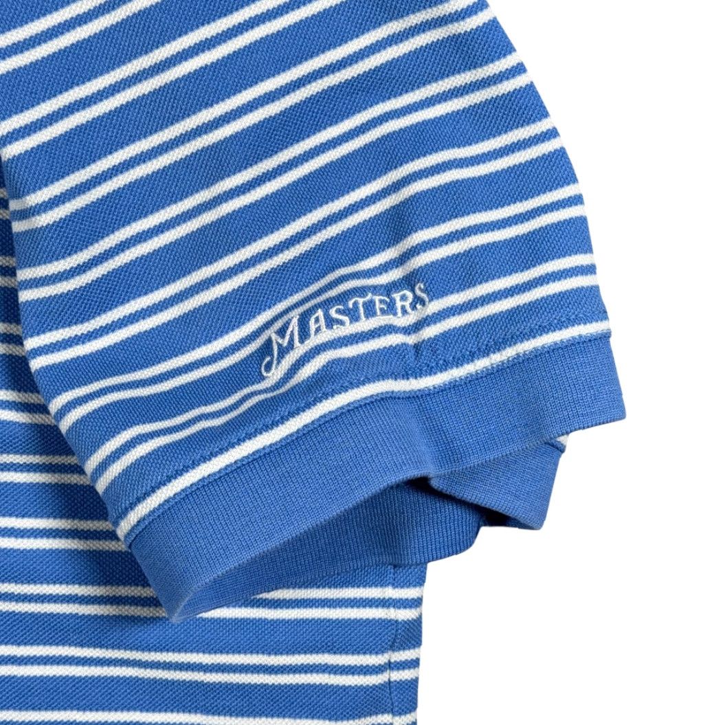 Vintage VINTAGE Masters Polo Shirt Adult XL Blue Striped Golf Shirt Size US XL / EU 56 / 4 - 7 Thumbnail