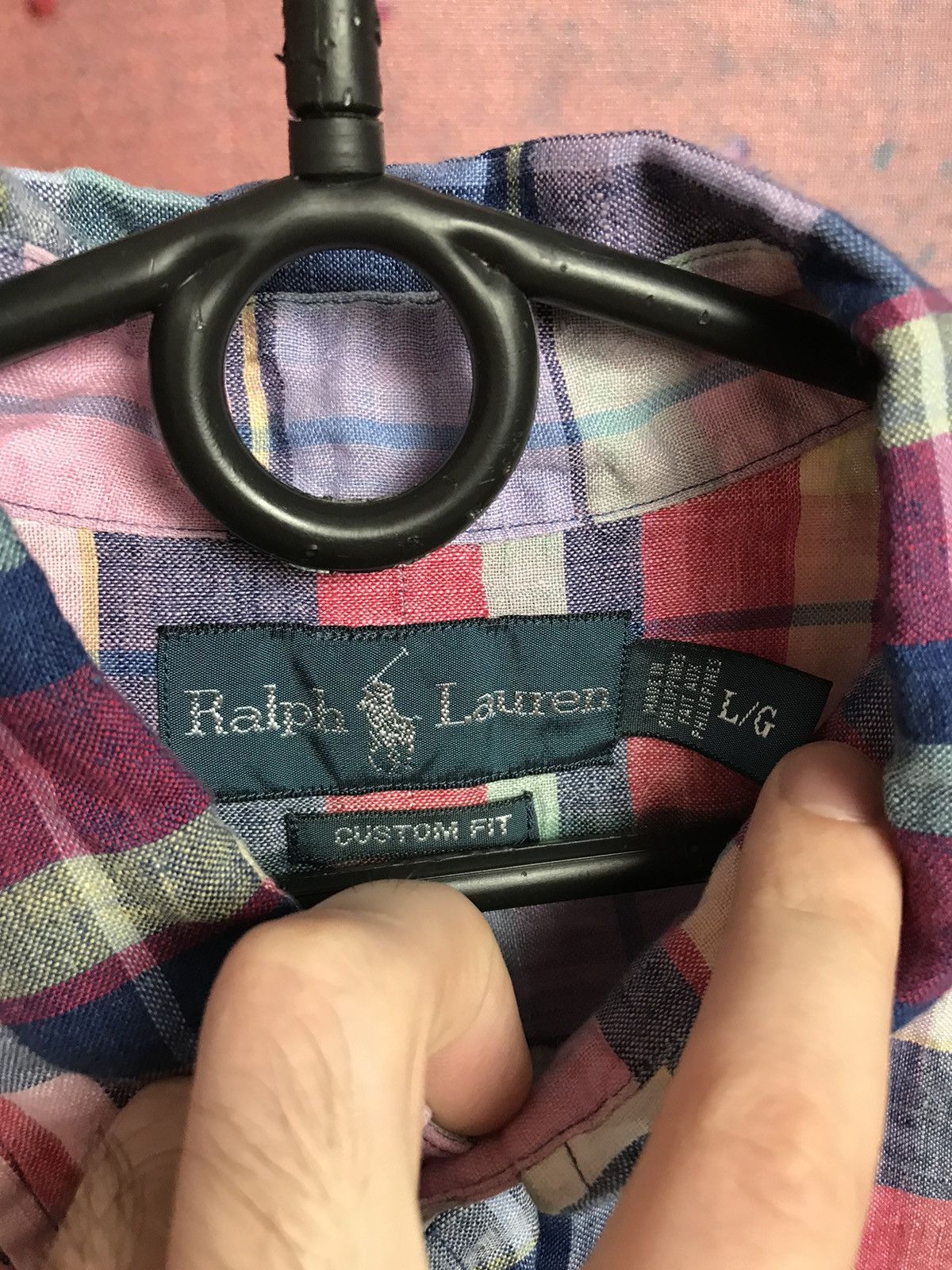 Vintage Vintage Polo Ralph Lauren luxury linen shirt Size US L / EU 52-54 / 3 - 3 Thumbnail