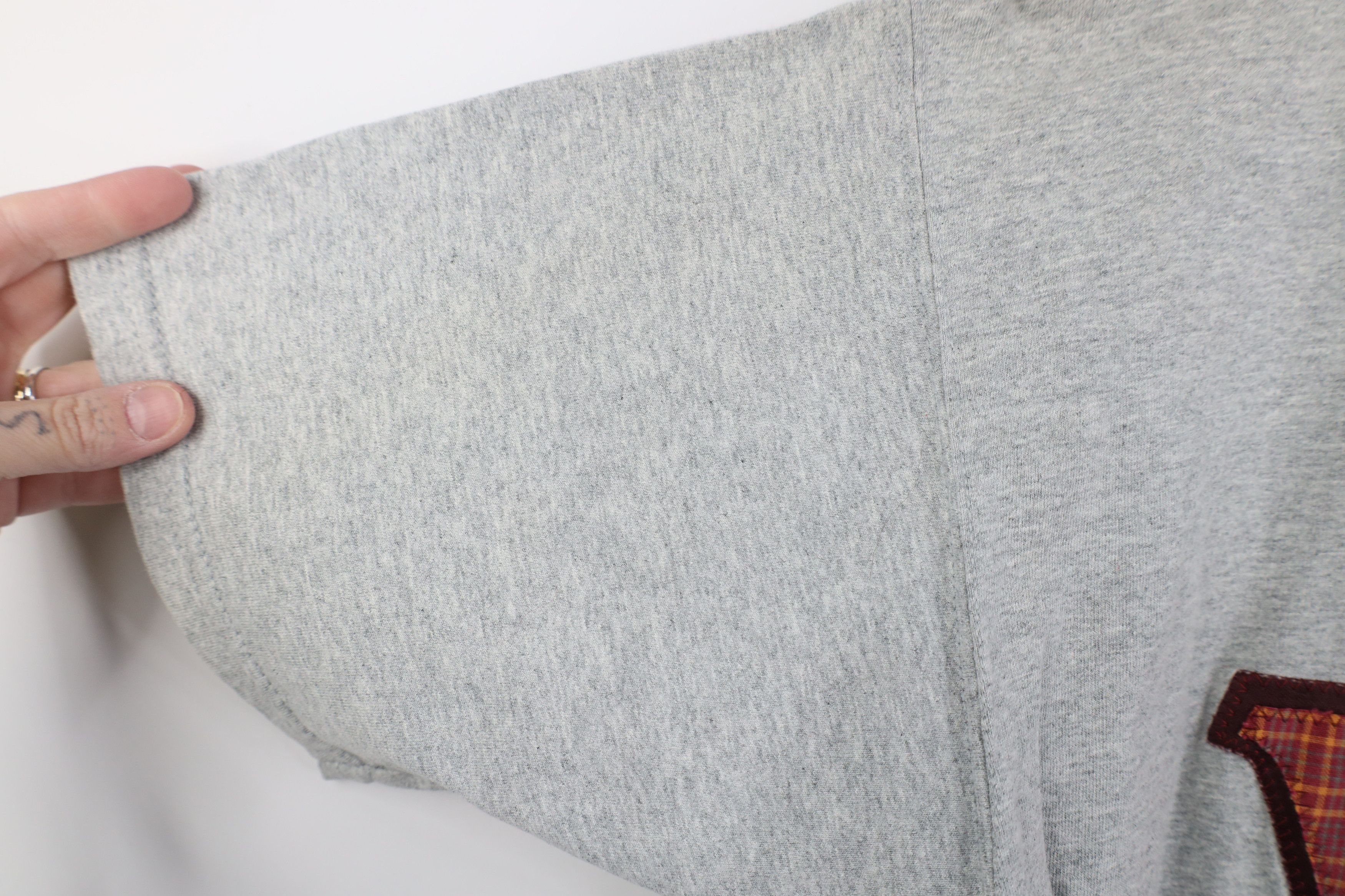 Vintage Vintage 90s Y2K Sorority Short Sleeve T-Shirt Heather Gray Size L / US 10 / IT 46 - 9 Thumbnail
