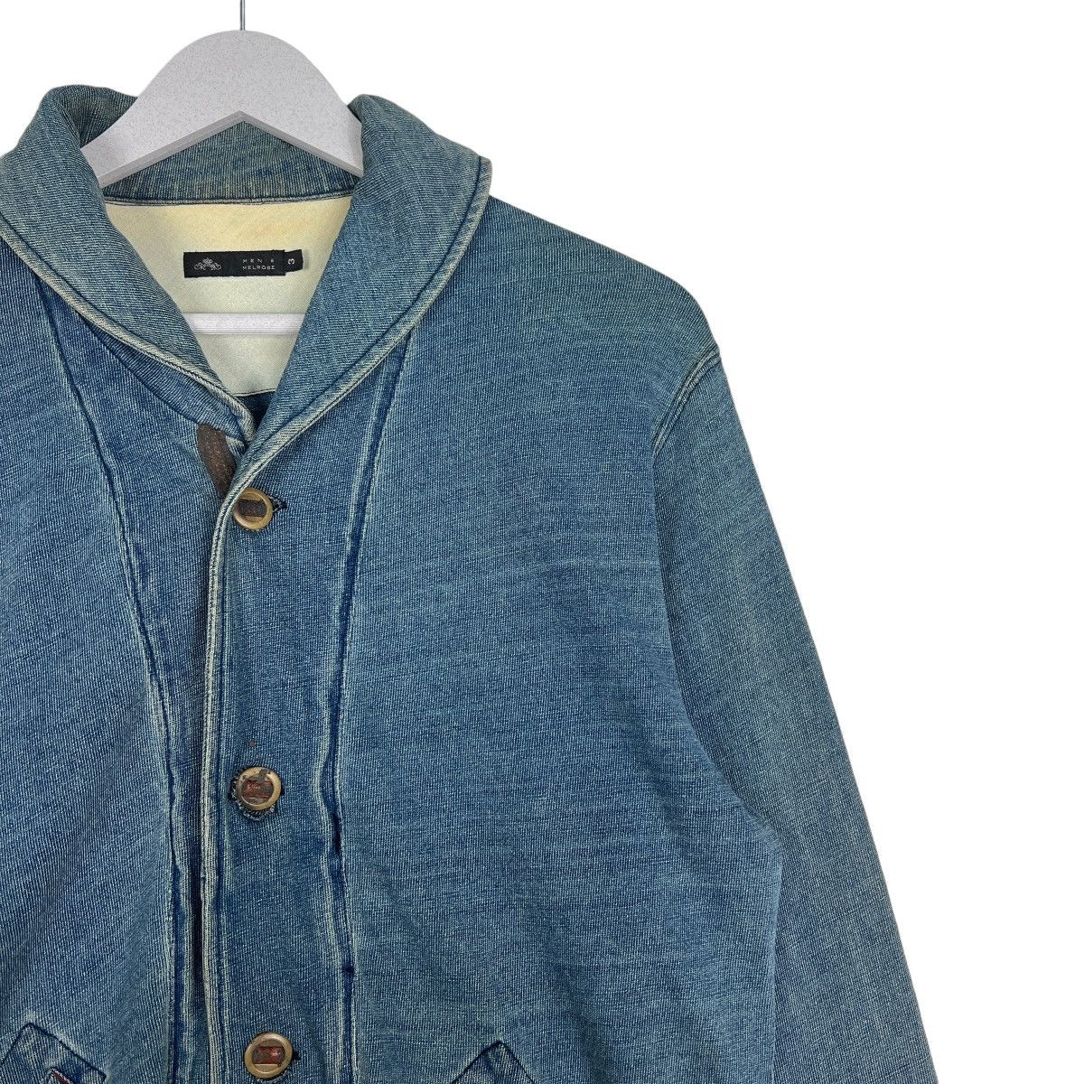 Melrose 🔥 MELROSE SHAWL COLAR INDIGO JACKET Size US M / EU 48-50 / 2 - 7 Thumbnail