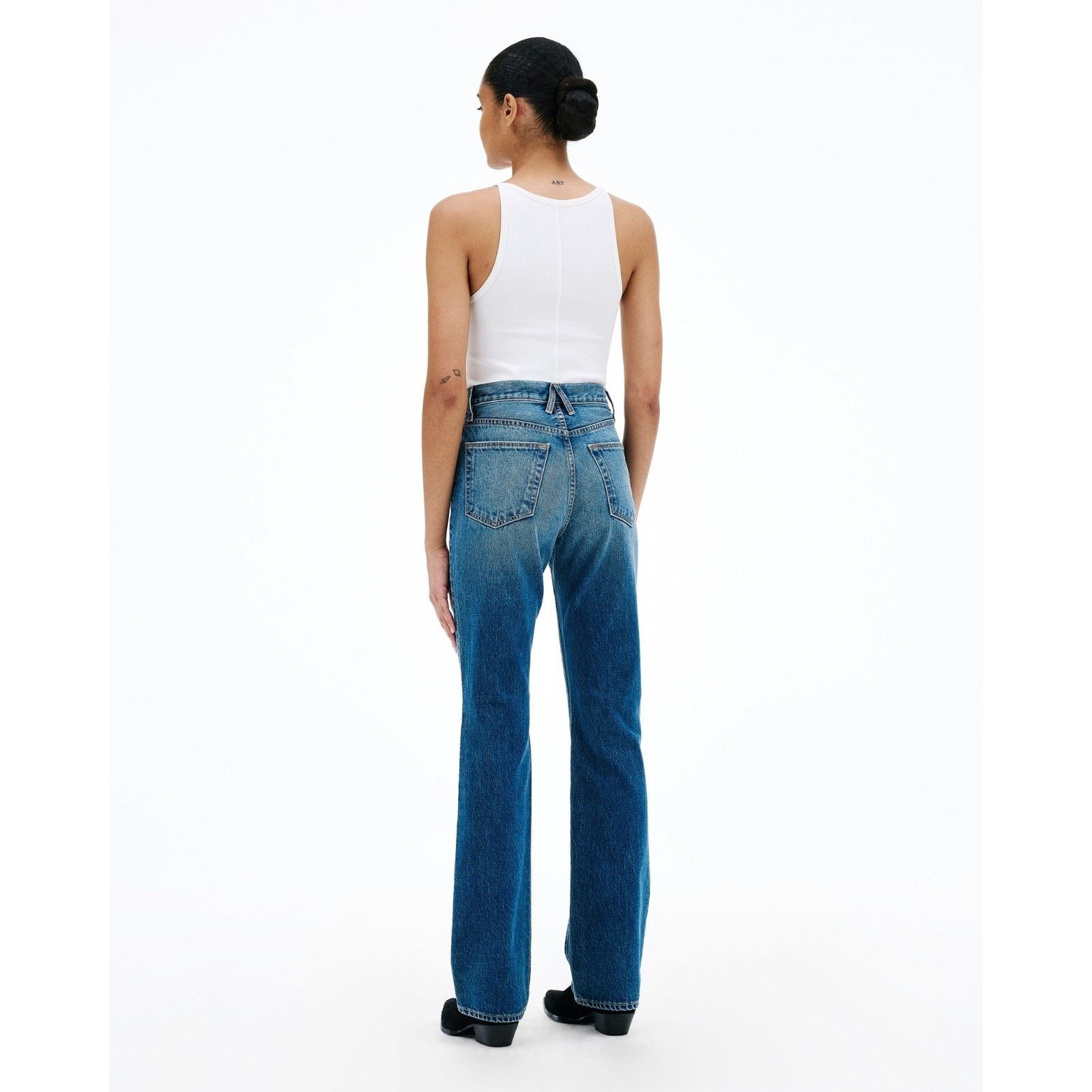 SLVRLAKE SLVRLAKE Jade High Rise Boot Cut Jeans Wash Endless Highway Size 27" / US 4 / IT 40 - 4 Thumbnail