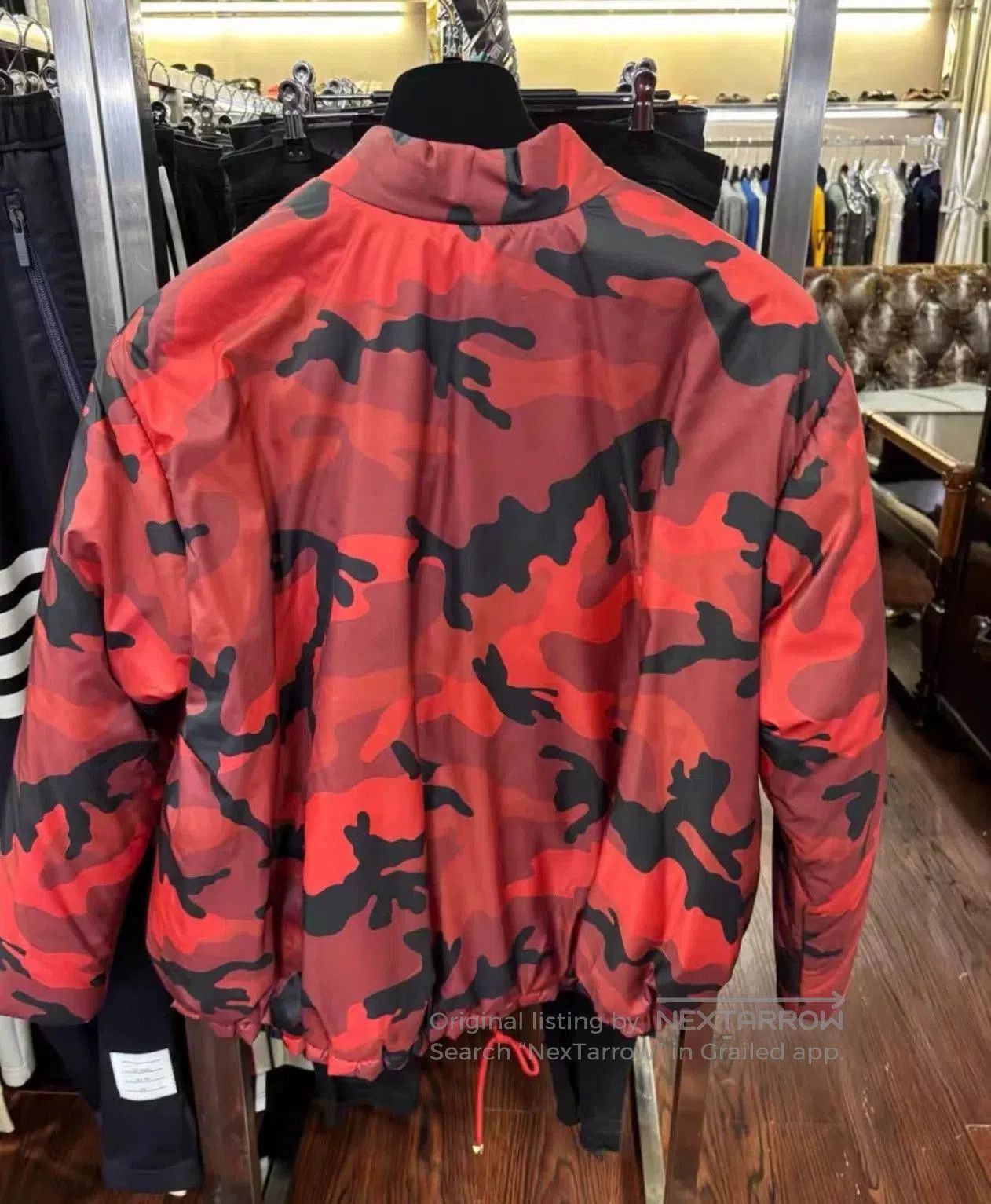 Valentino Valentino Red Black Camo Down Jacket. Size S / US 4 / IT 40 - 2 Thumbnail