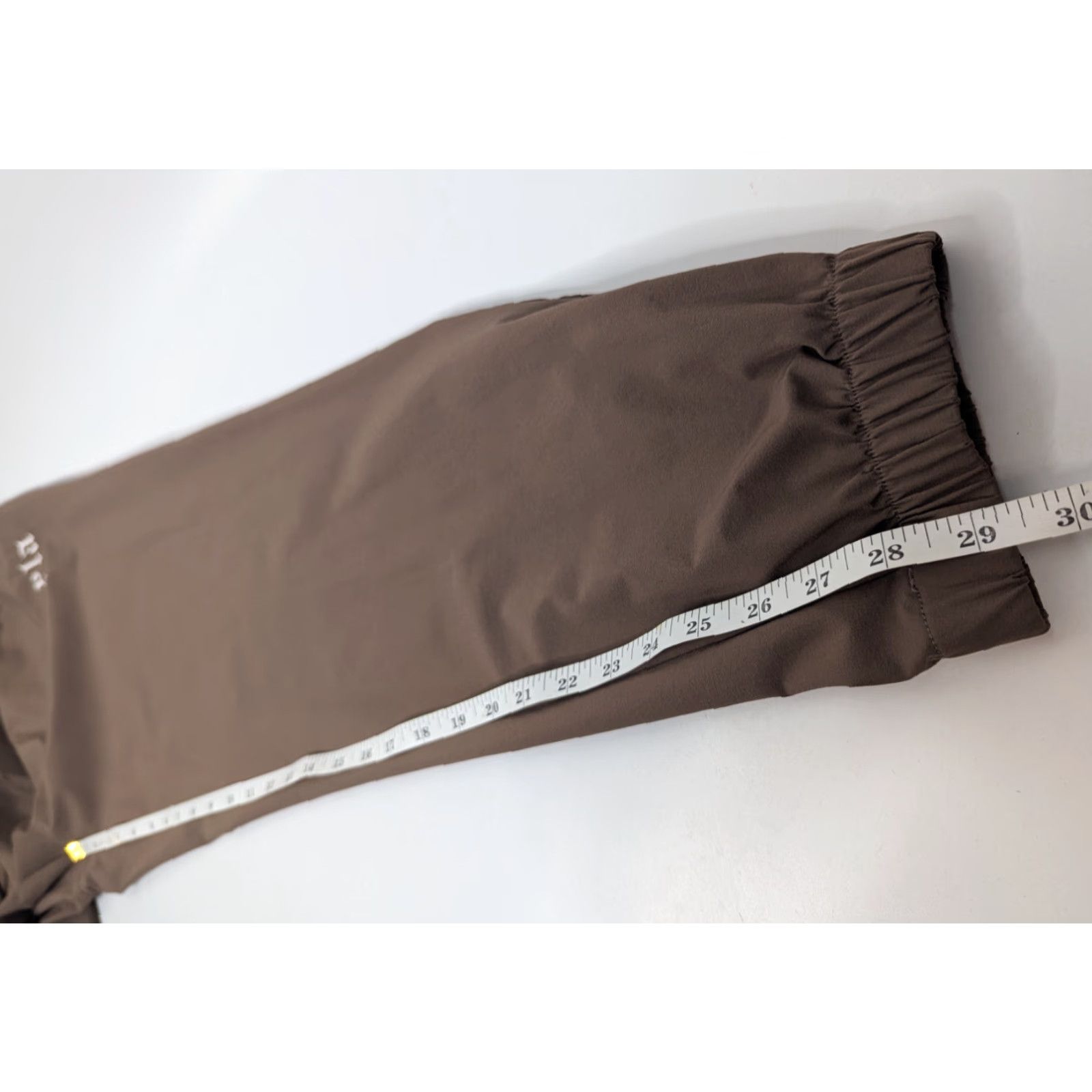 YoungLA YoungLA Jogger Pants Brown S size Small Embroidered Stretch Drawstring Men Adult Regular Inseam 30 in Size US 29 - 6 Thumbnail
