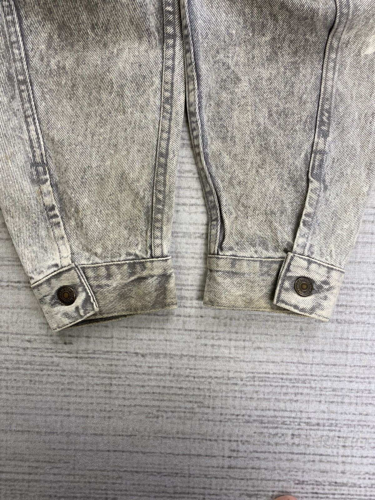 Levi's 🔥Vintage 60s Levi’s Acid Grey Denim Trucker Jacket Size US XL / EU 56 / 4 - 12 Thumbnail