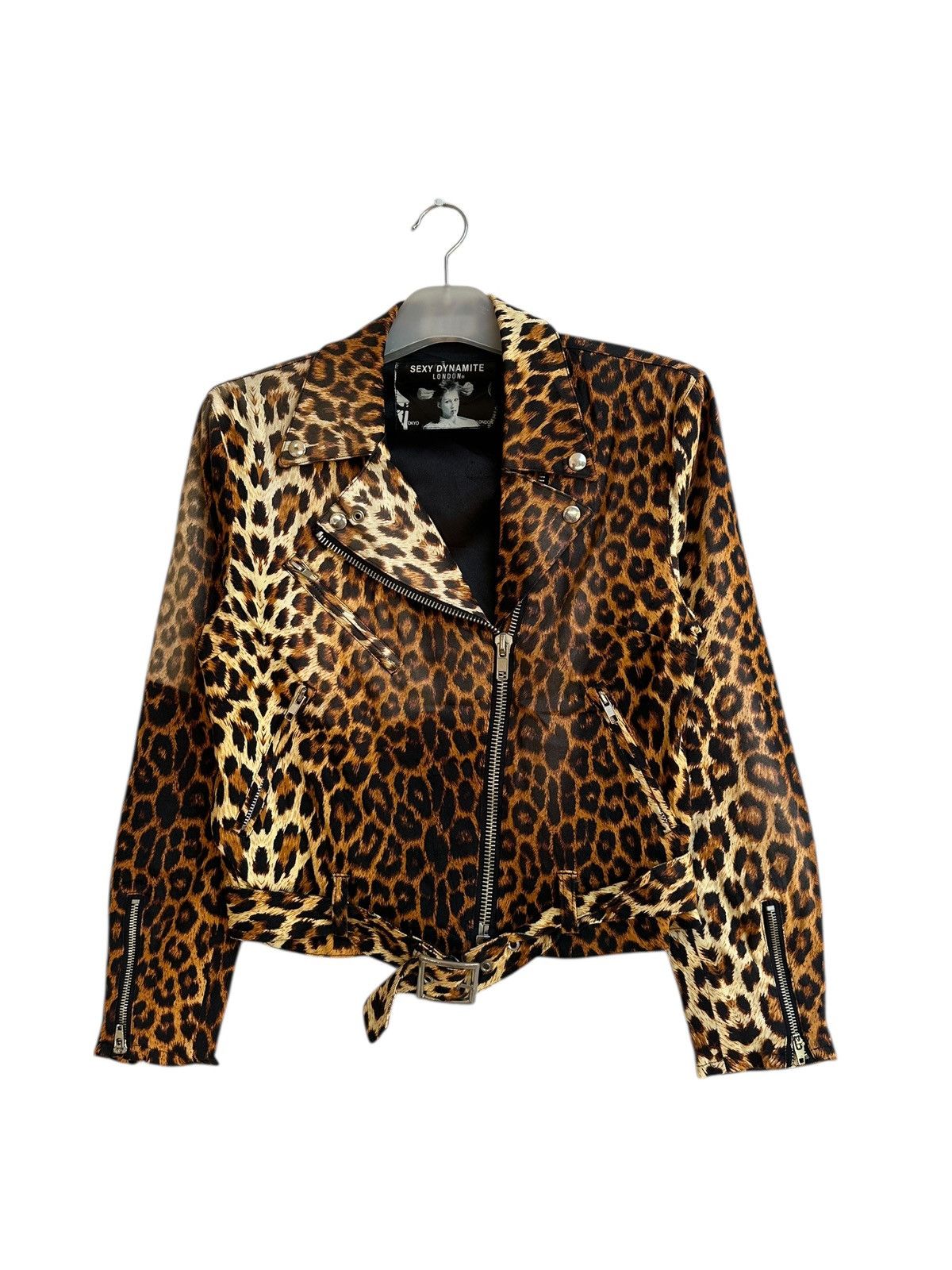 Seditionaries Vintage Sexy Dynamite London Leopard Biker Jacket Size US S / EU 44-46 / 1 - 1 Thumbnail