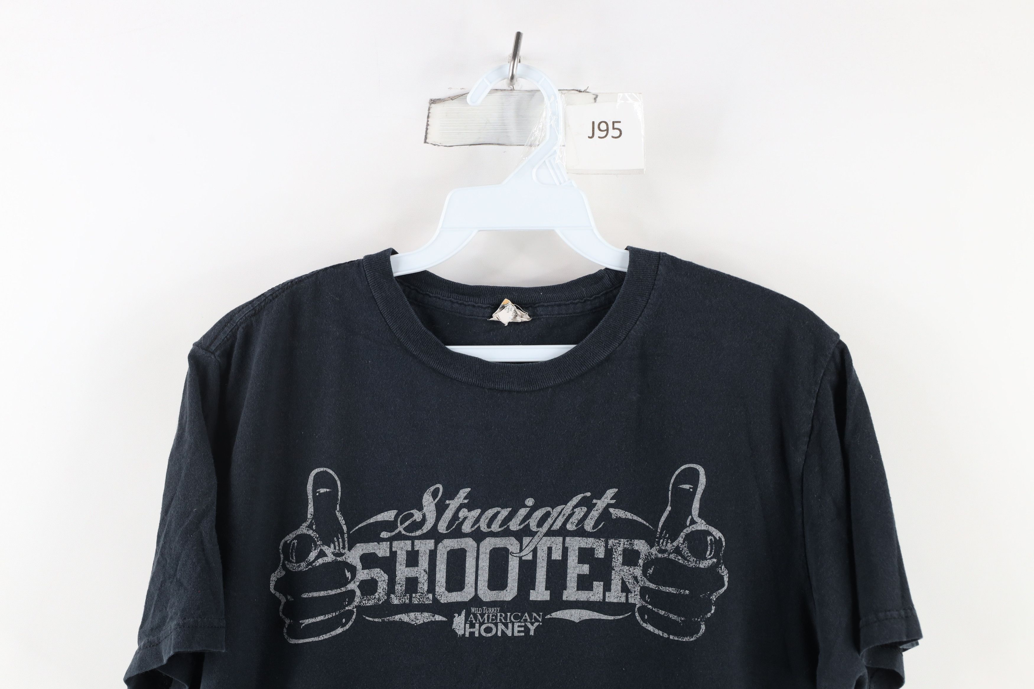 Vintage Vintage Wild Turkey American Honey Straight Shooter T-Shirt Size US M / EU 48-50 / 2 - 2 Thumbnail