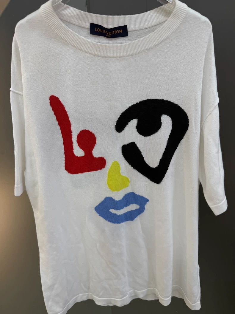 Louis Vuitton Louis Vuitton Clown Graffiti Knit Short Sleeve Size US L / EU 52-54 / 3 - 1 Thumbnail